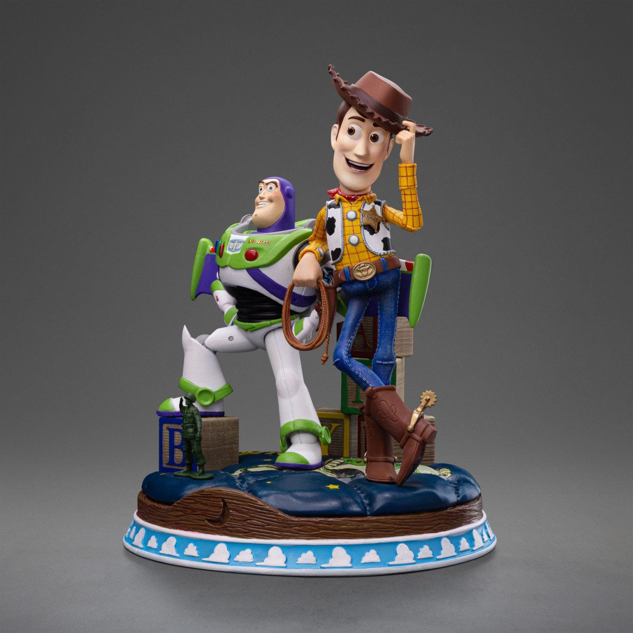 Iron Studios Merchandise-Figur Toy Story Deluxe Art Scale Statue 1/10 Buzz & Woody 38 cm