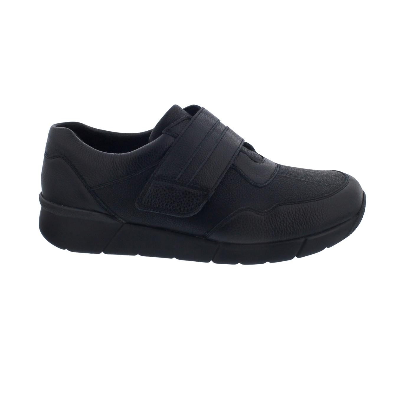 Berkemann Richard Halbschuh 5918-411 Glattleder mit Stretcheinsatz sch Klettschuh