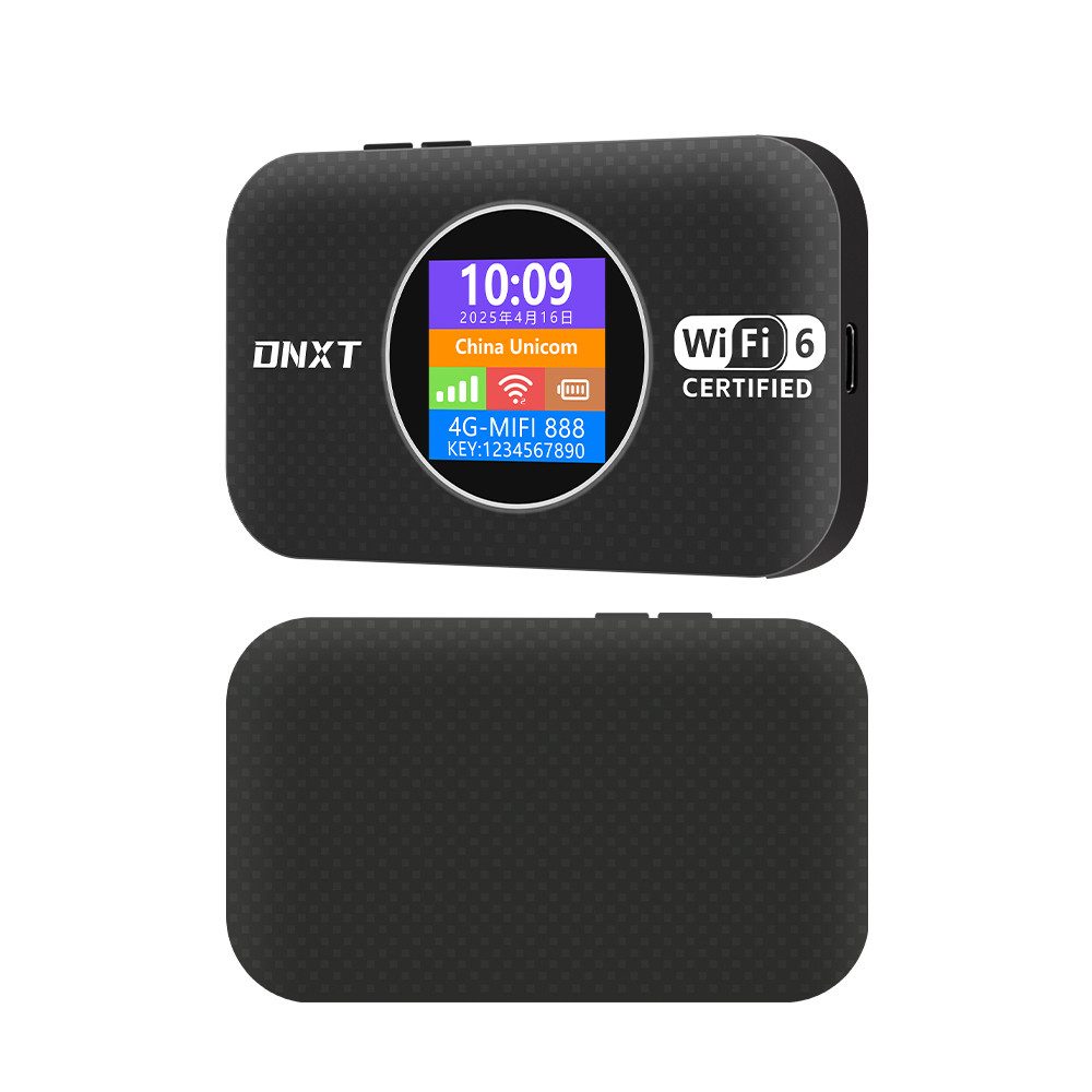 Toomoke 5G LTE Tragbarer WLAN-Router, Pocket WiFi Wireless Mobile Hotspot 4G/LTE-Router, 300Mbps High Speed, bis zu 10 Benutzer