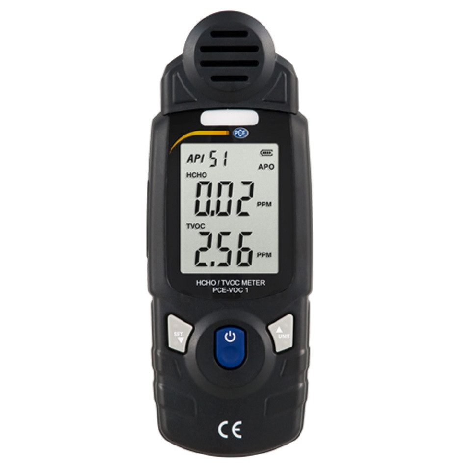 PCE Instruments PCE Luftqualitätsmessgerät PCE-VOC 1 Messung von HCHO und TVOC Gasmelder
