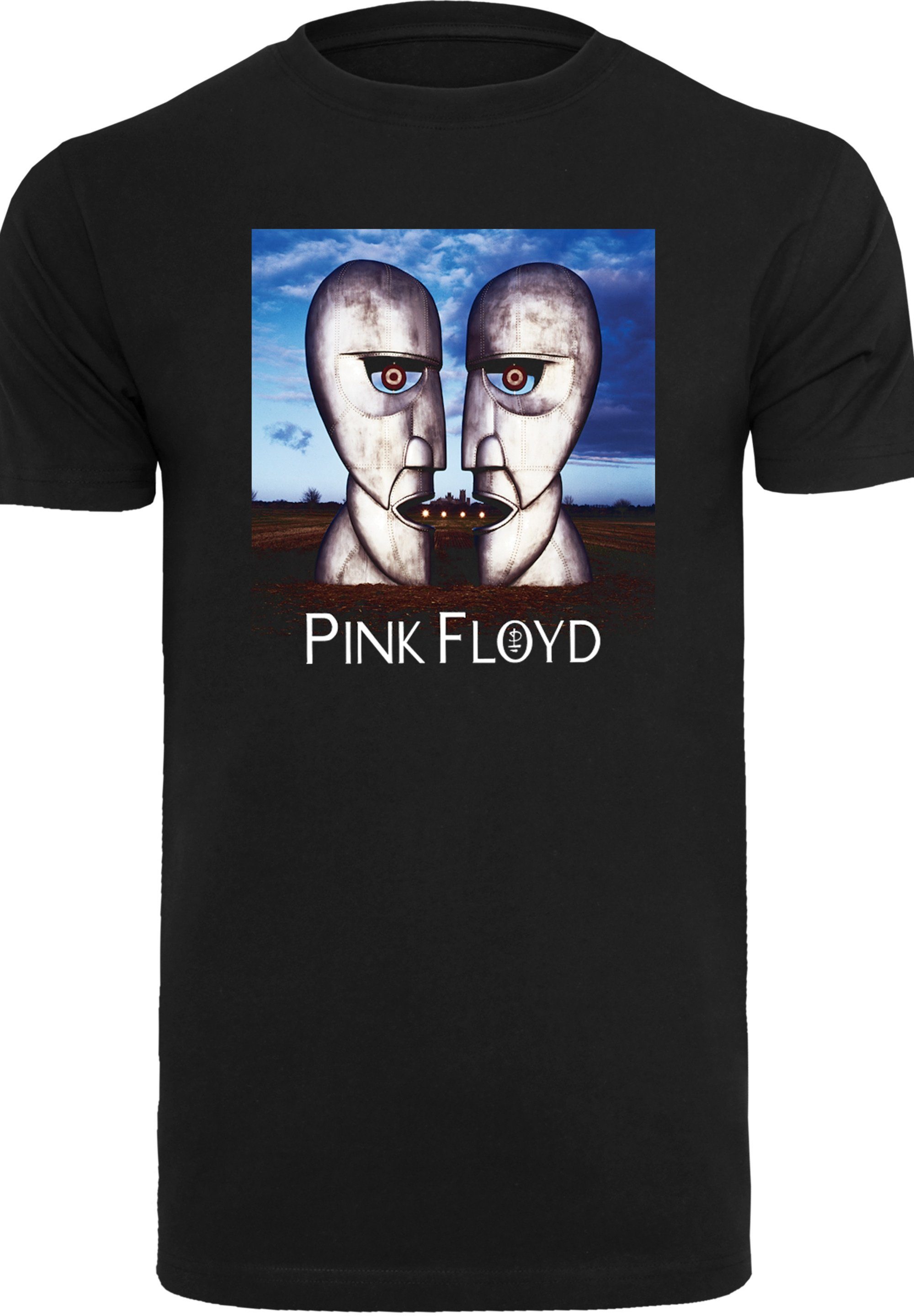 The Band Division Rock T-Shirt Floyd Merch,Regular-Fit,Basic,Bandshirt F4NT4STIC Album Musik Pink Herren,Premium Bell Cover