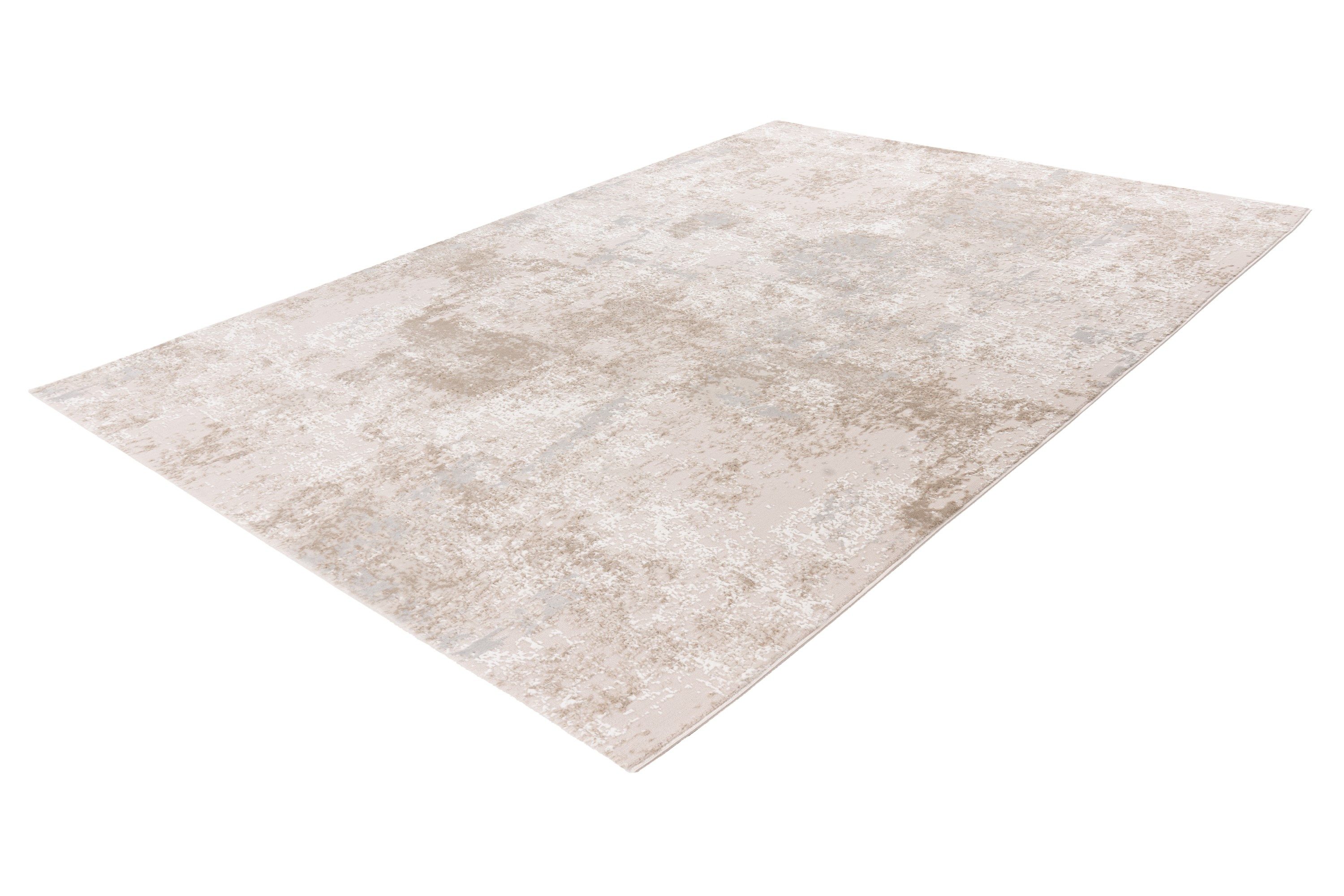 Kayoom Teppich Stage 725, rechteckig, Höhe: 11 mm, weicher Kurzflor, Struktur, Wohnzimmer