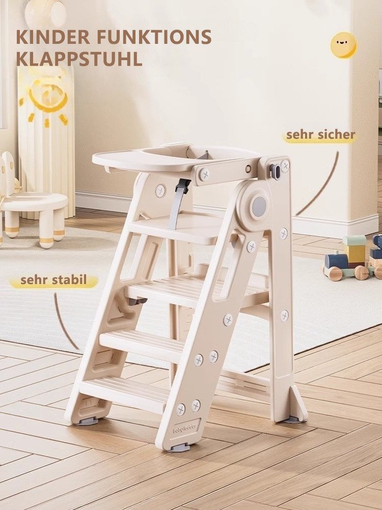 habeig Kinderstuhl Lernstuhl Lerntower Hocker Leiter Sicherheitsgurt klappb günstig online kaufen