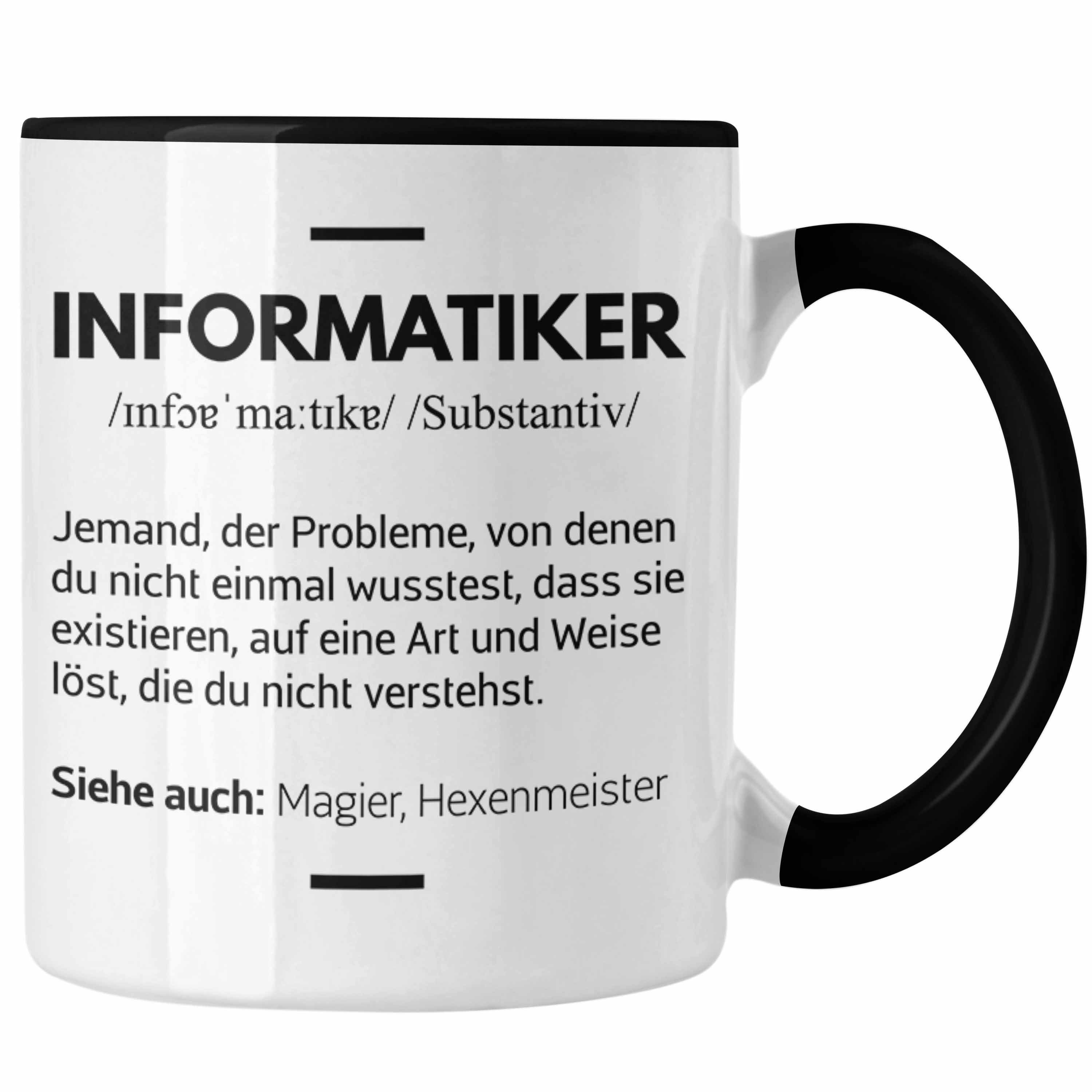 Trendation Tasse Trendation - Informatiker Tasse Geschenk Programmierer Gadget Lustig Geschenkidee Männer Zubehör Informatiklehrer IT