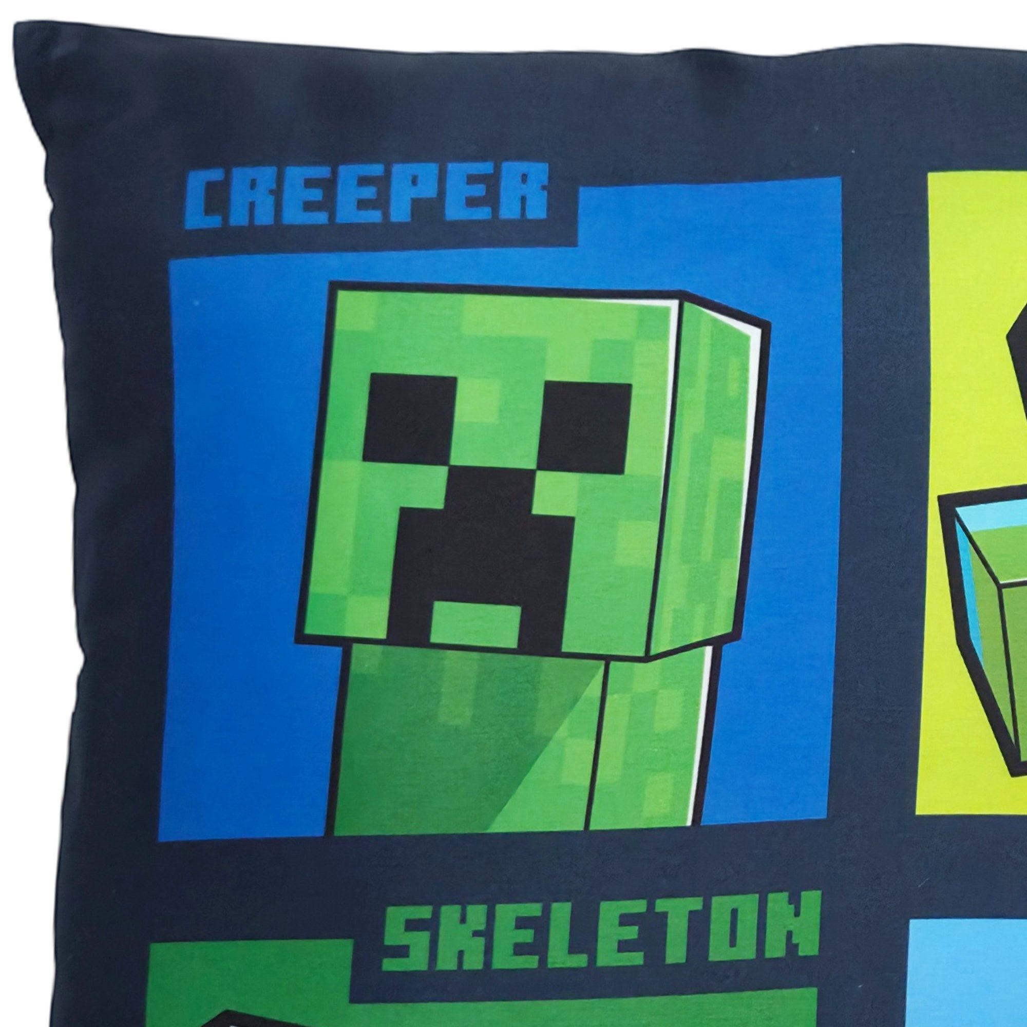 Minecraft Dekokissen Gamer Minecraft Creeper Zombie Enderman Kissen Dekokissen 40x40 cm