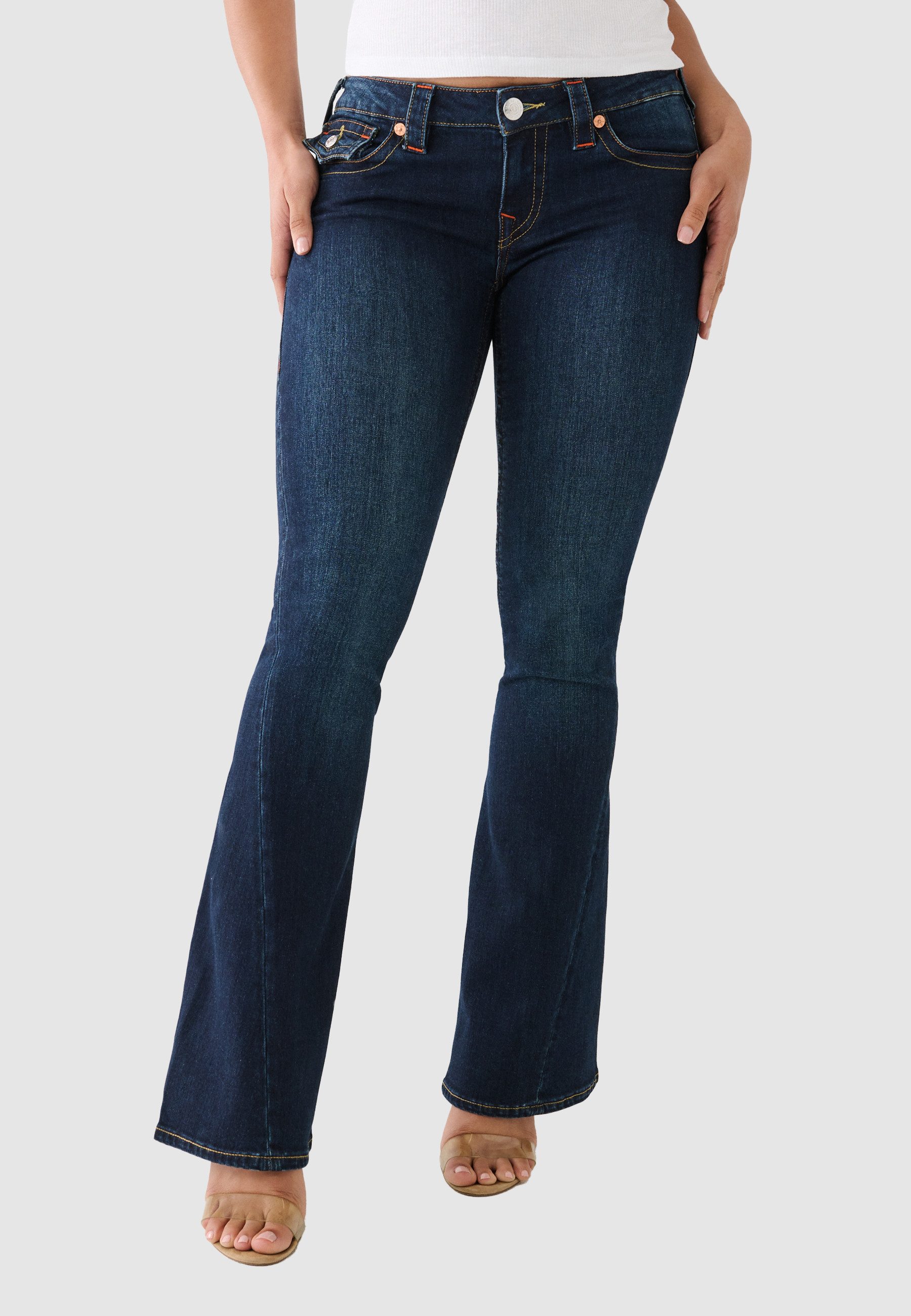 True Religion Bootcut-Jeans JOEY LOW RISE FLARE Baumwollmischung, Flared fit