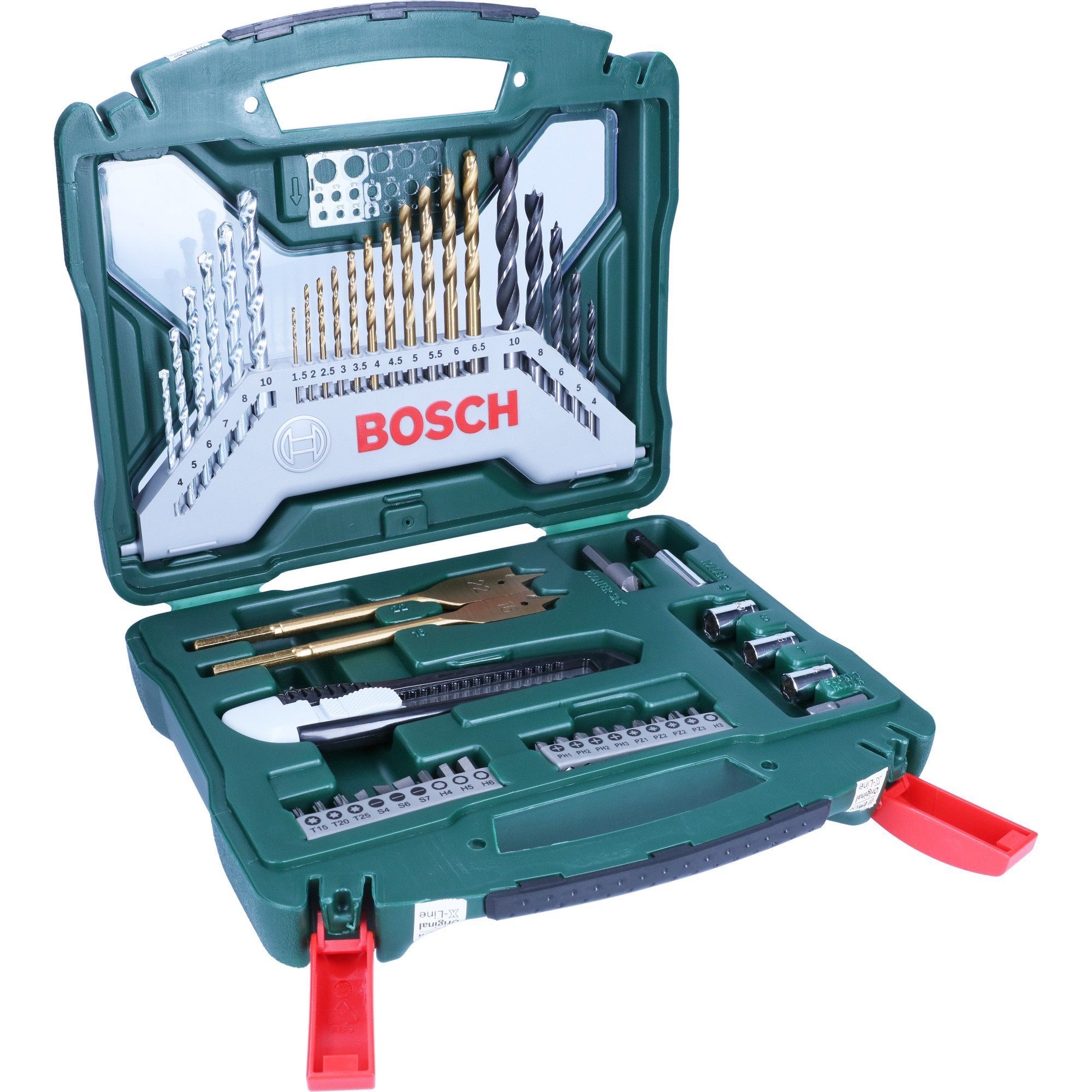 Bohrer- und Bitset Bosch Heimwerken & Garten X-Line Titanium Bohrer-