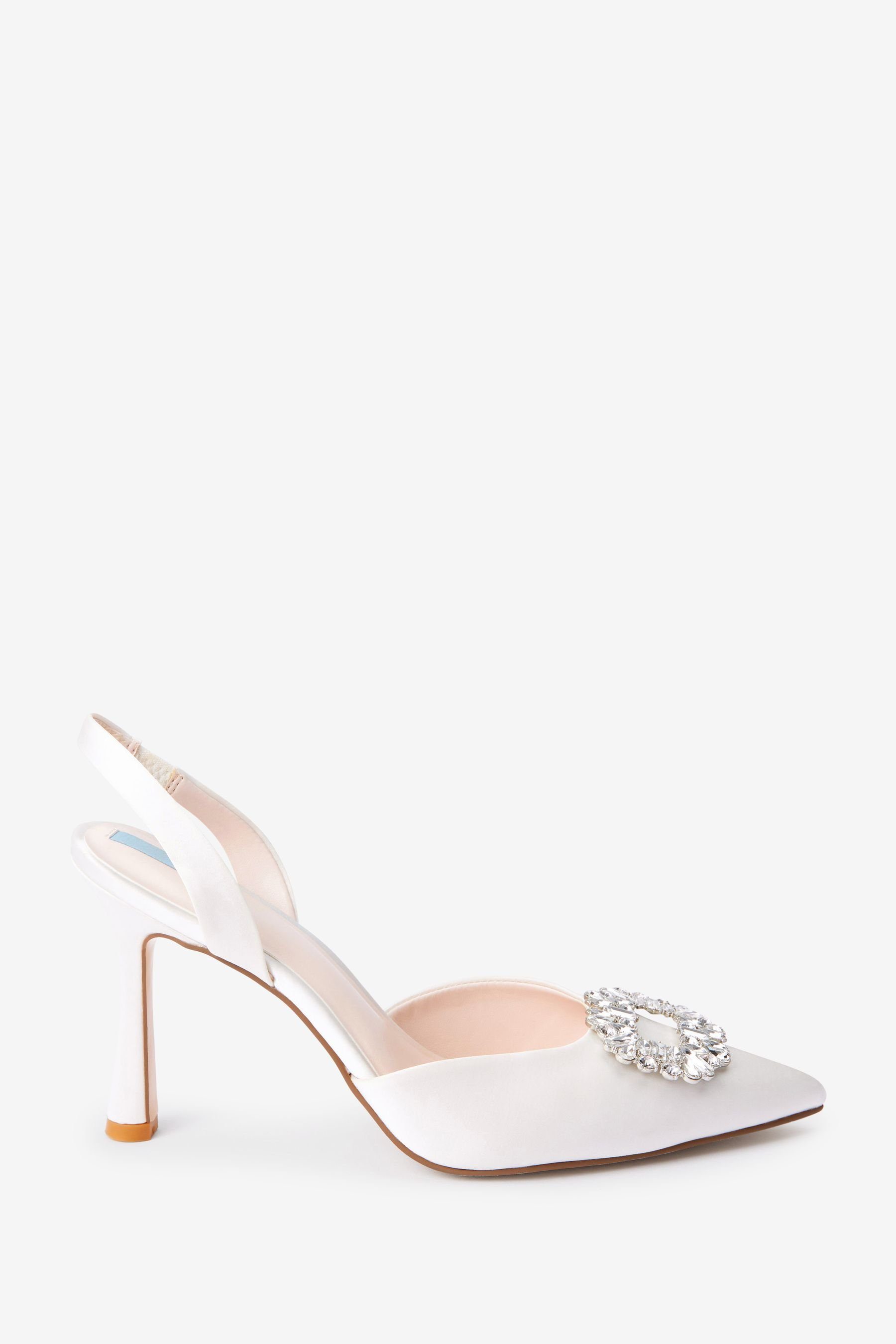 Forever Comfort Hochzeits-Slingbacks mit Schmuck Pumps