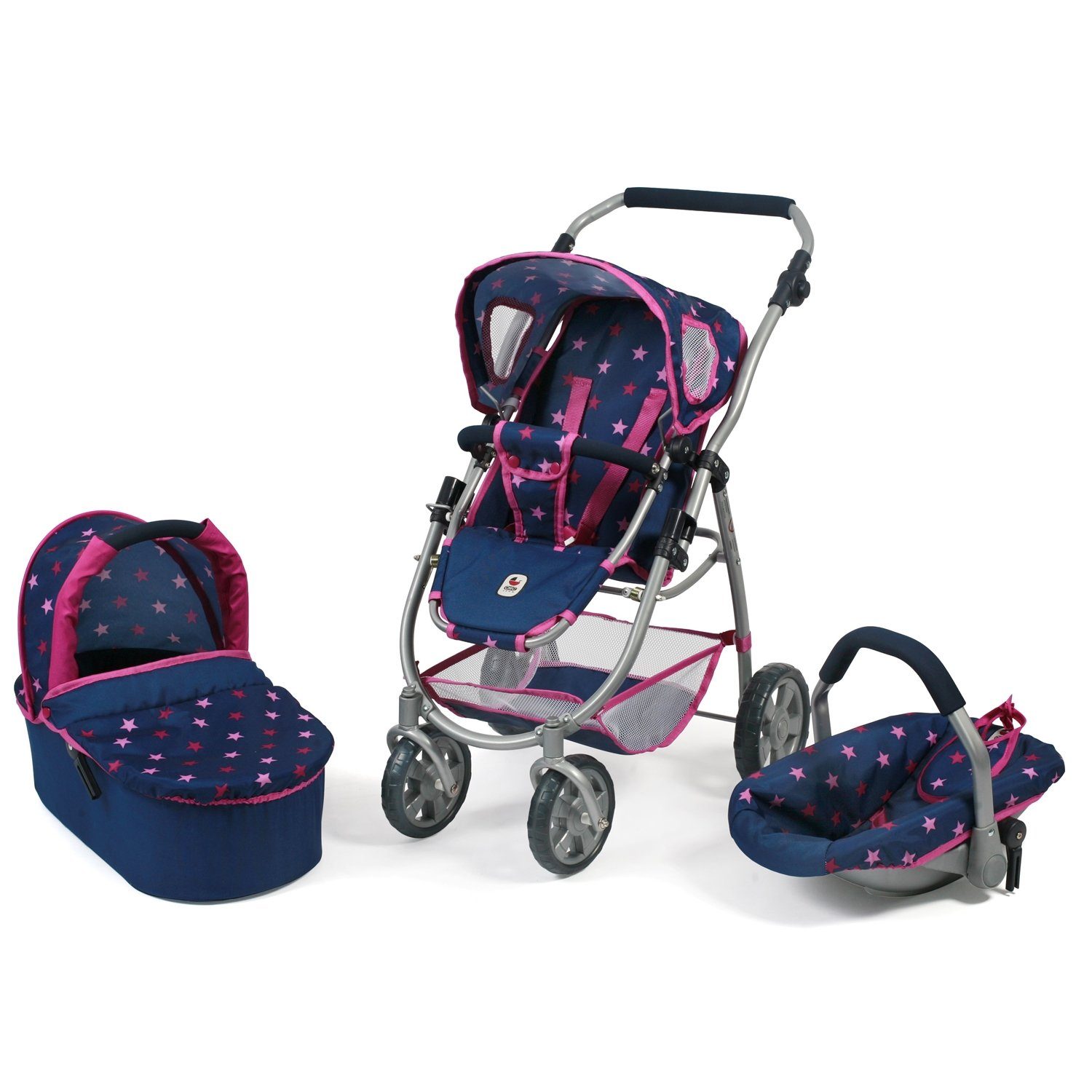 Puppenwagen 637 72 3 in 1 Kombi EMOTION ALL IN Stars marine