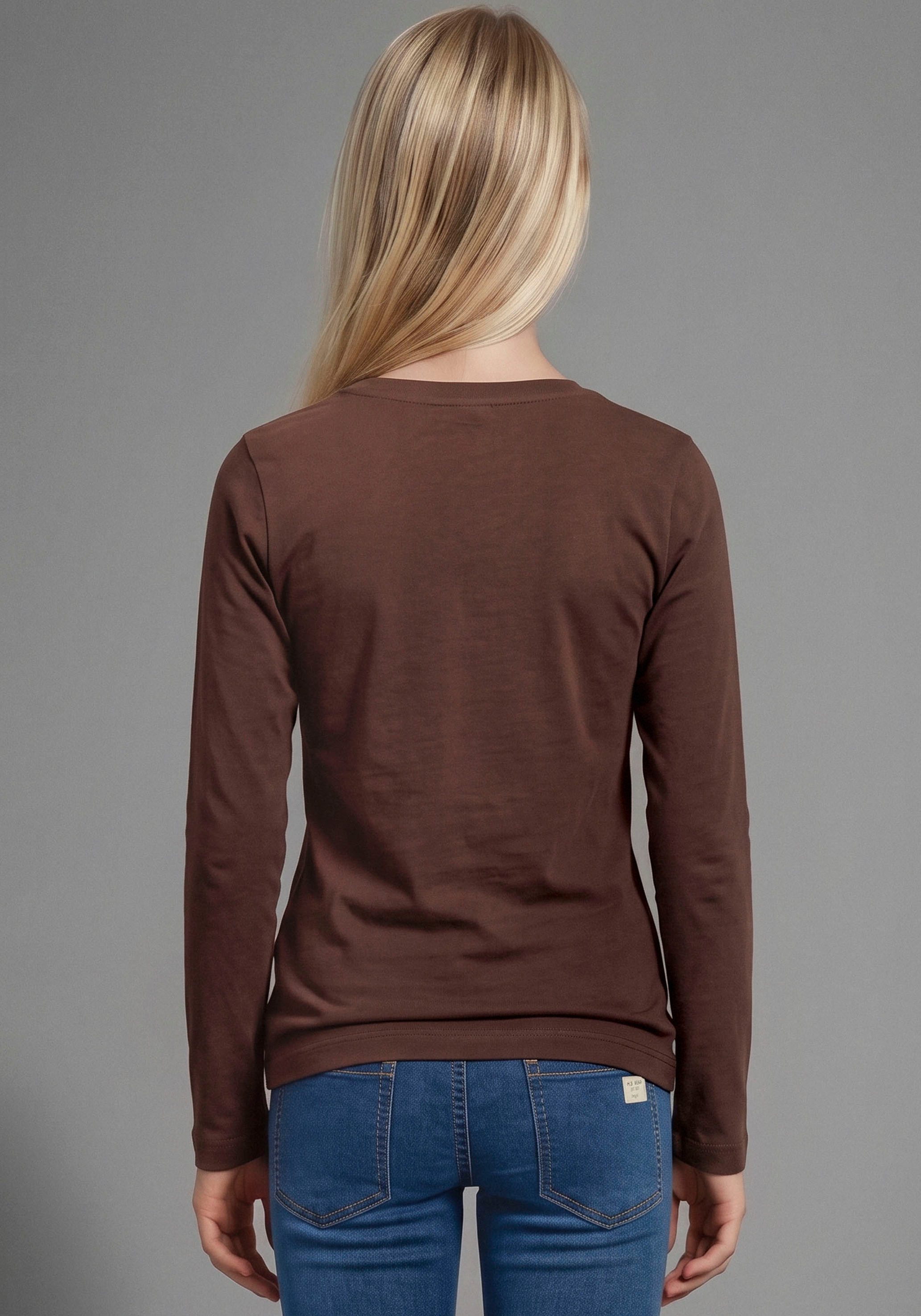 H.I.S Langarmshirt 3er Pack H.I.S Shirts in modischen Farben, Must-Have Basic (Packung, 3) 3 Basic Langarmshirts in Paket, hüftlang, Basic-Passform – Bild 5 von 5