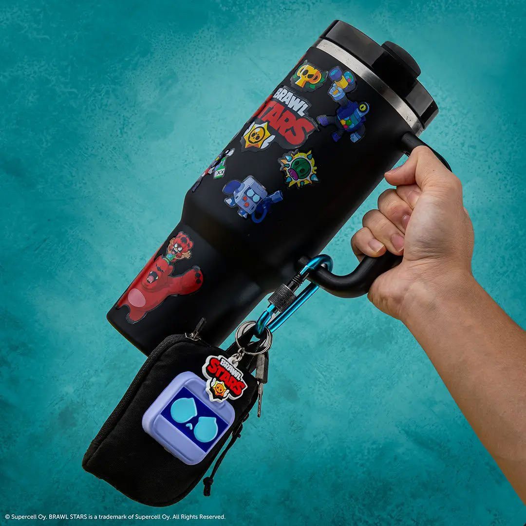 Cinereplicas Schlüsselanhänger Brawl Stars 8-Bit Squishy Schlüsselanhänger