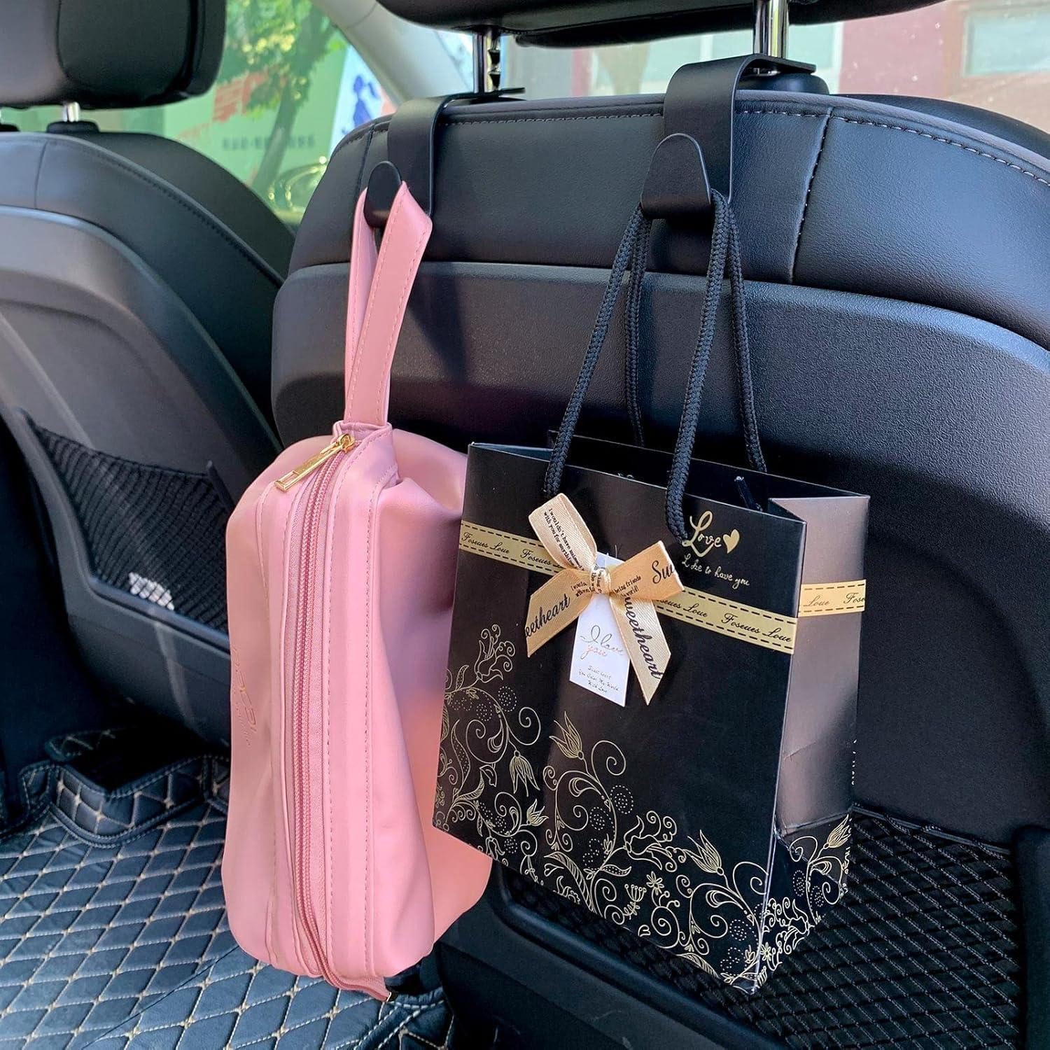 LuxusKollektion Laderaummatte Auto Lagerung Haken Aufbewahrungshaken Rücksitz Kopfstütze 4er-Set