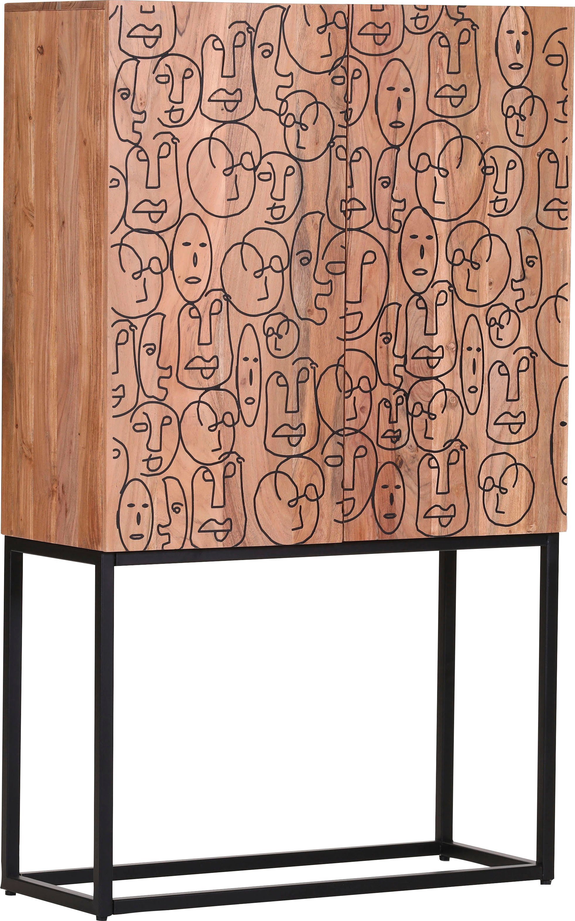 Gutmann Factory Highboard, Stauraumschrank, Breite 90 cm