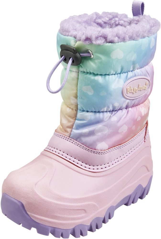 Playshoes Winter-Bootie Regenbogen Wintersportschuh