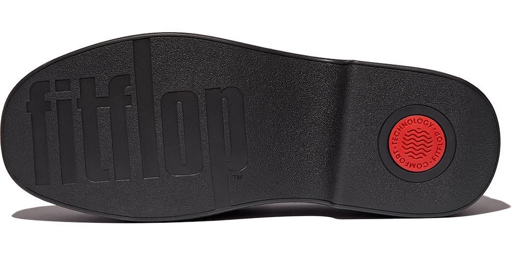 Fitflop F-Luma Chunky-Snaffle Suede Demi-Wedge Loafers Sneaker