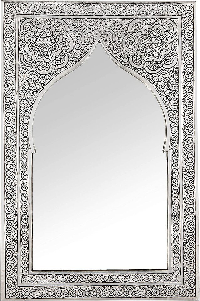 Marrakesch Orient & Mediterran Interior Spiegel Orientalischer Spiegel  Malika, Wandspiegel, Kosmetikspiegel, Handarbeit