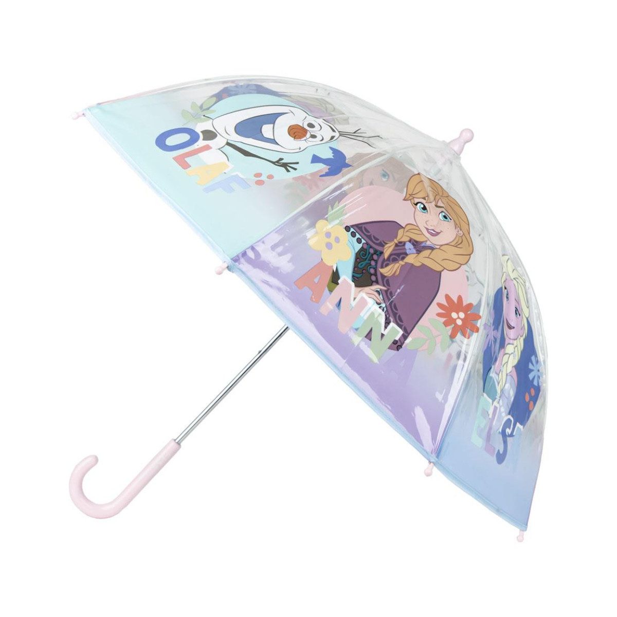 Stockregenschirm Disney Frozen Regenschirm ⌀ 71 cm Leichter Kuppel-Schirm