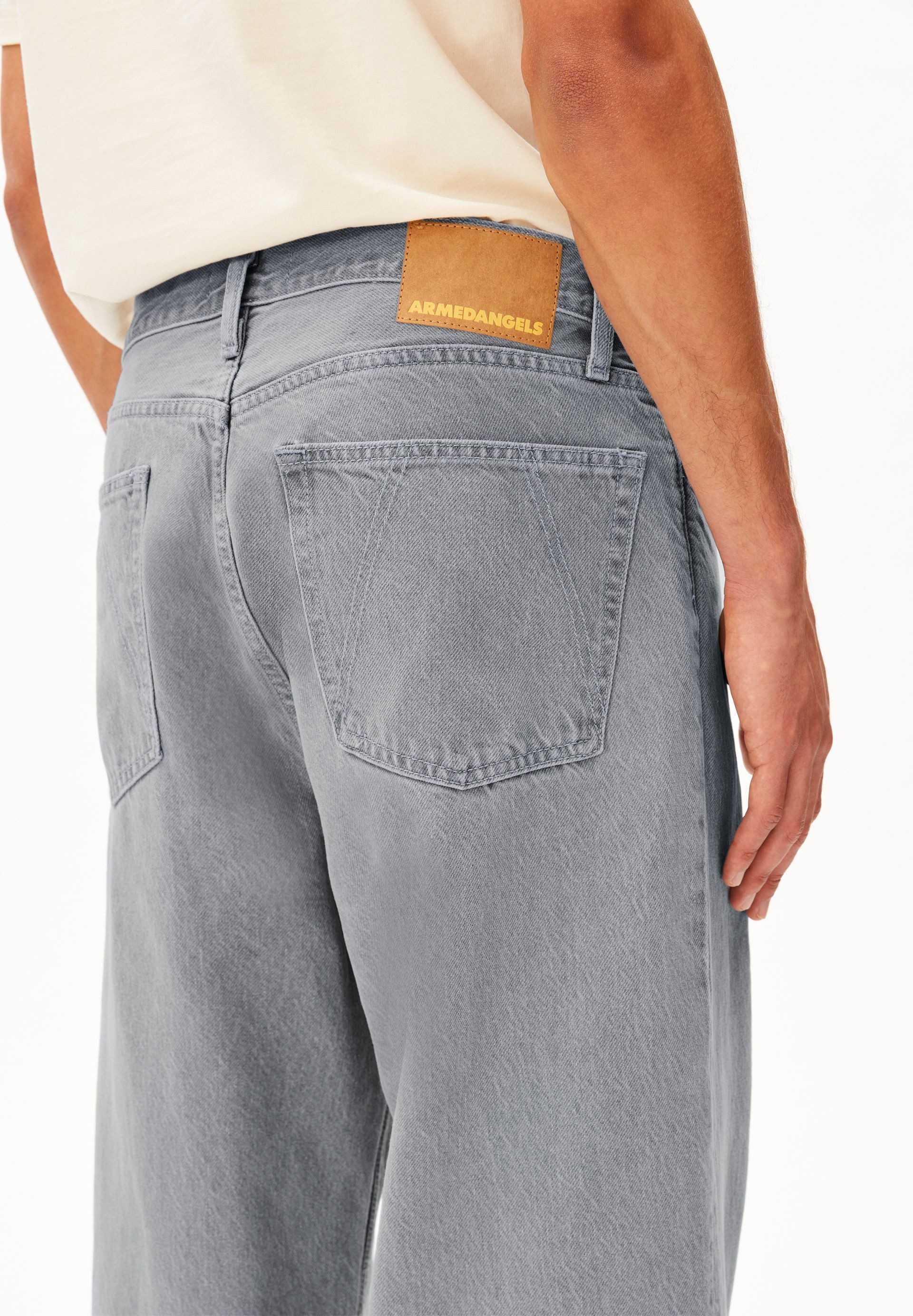 Armedangels Weite Jeans JAAMEO TENCEL™ Lyocell Mix Non Stretch (Non-Stretch, Baggy Fit) Mid waist