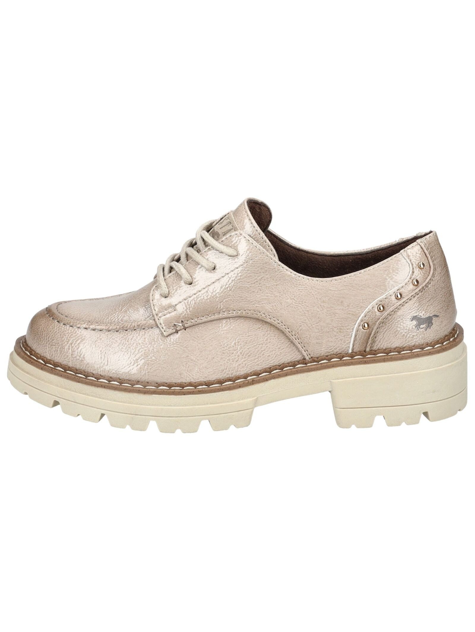 Mustang Shoes Mustang Shoes Halbschuhe Lederimitat Schnürschuh günstig online kaufen