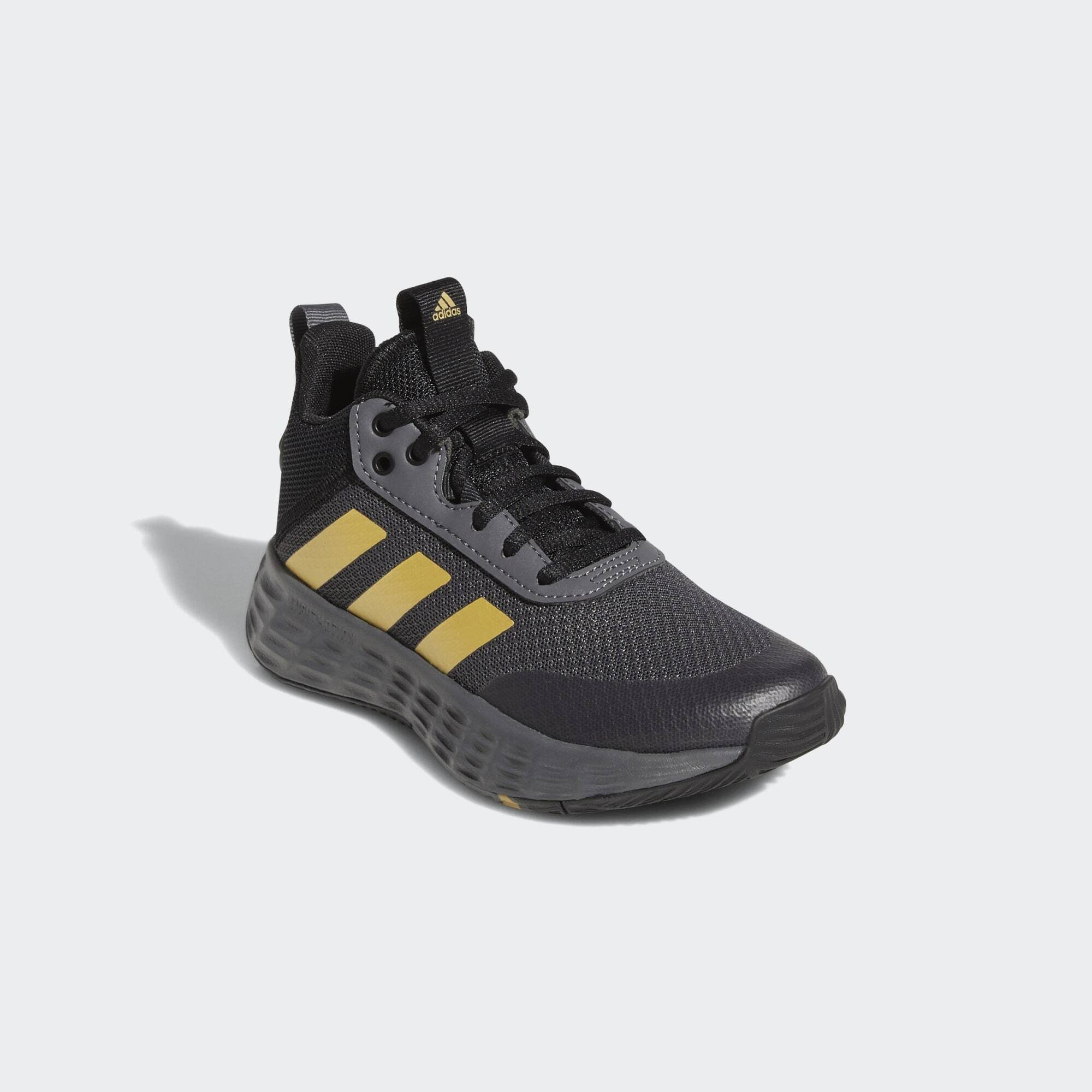 adidas Performance OWNTHEGAME 2.0 Black Matte Gold / BASKETBALLSCHUH Core / Five Basketballschuh Grey
