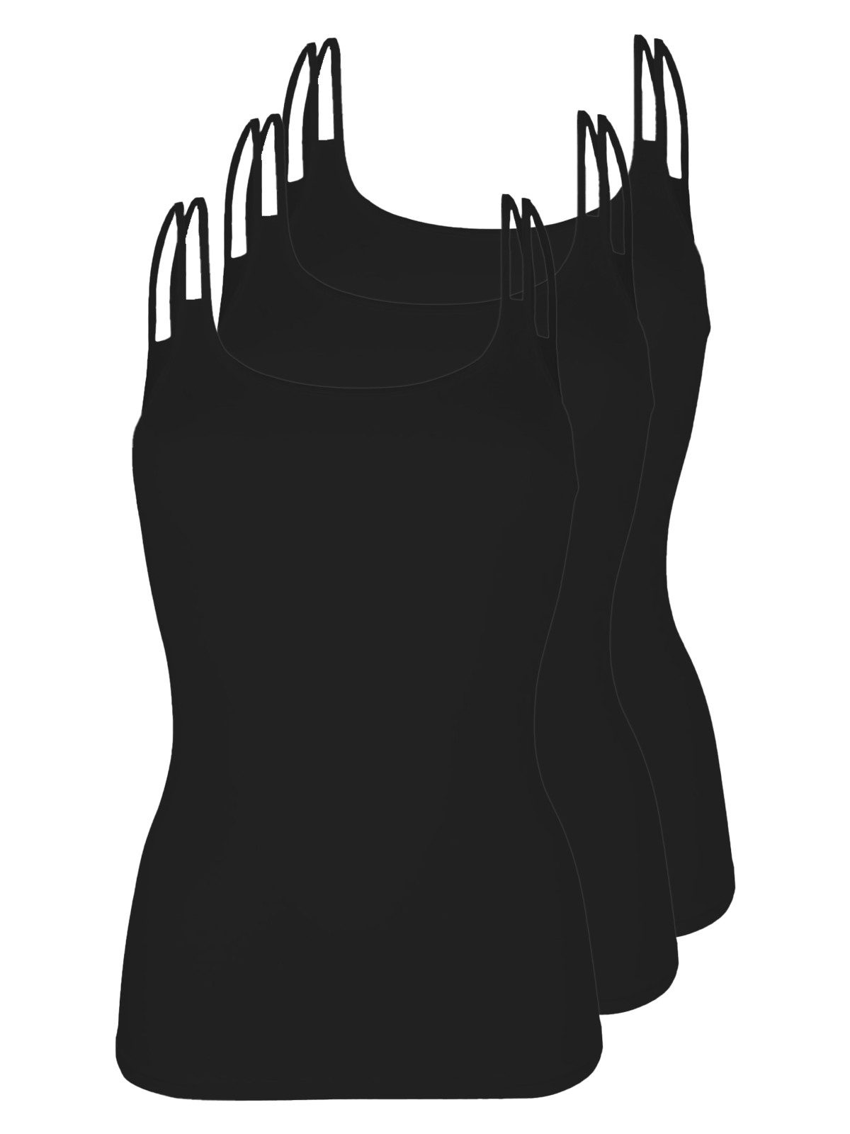 Pompadour Achseltop 3er Pack Damen Top günstig online kaufen