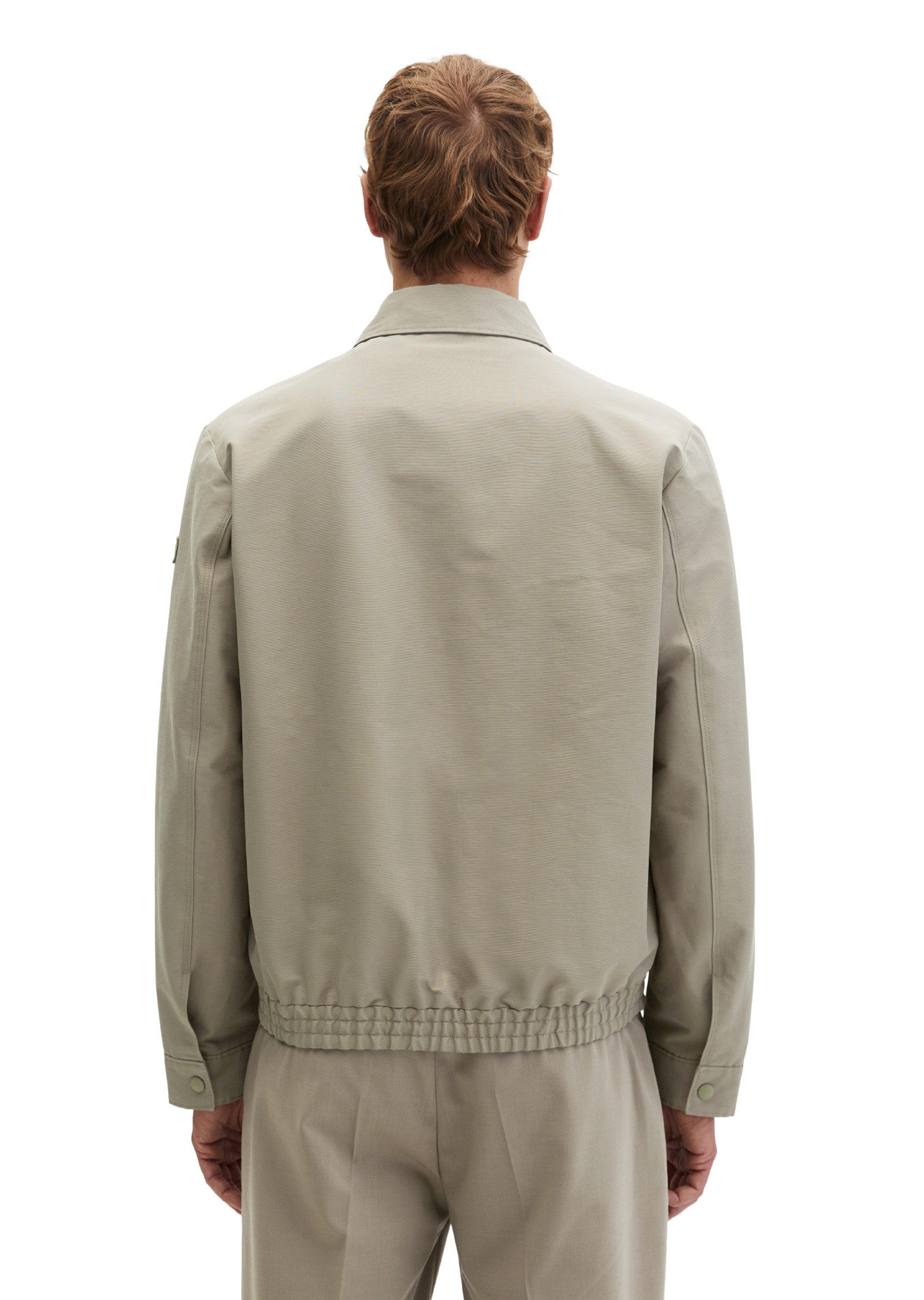 Marc O'Polo Outdoorjacke aus wasserabweisendem Bio-Baumwoll-Canvas