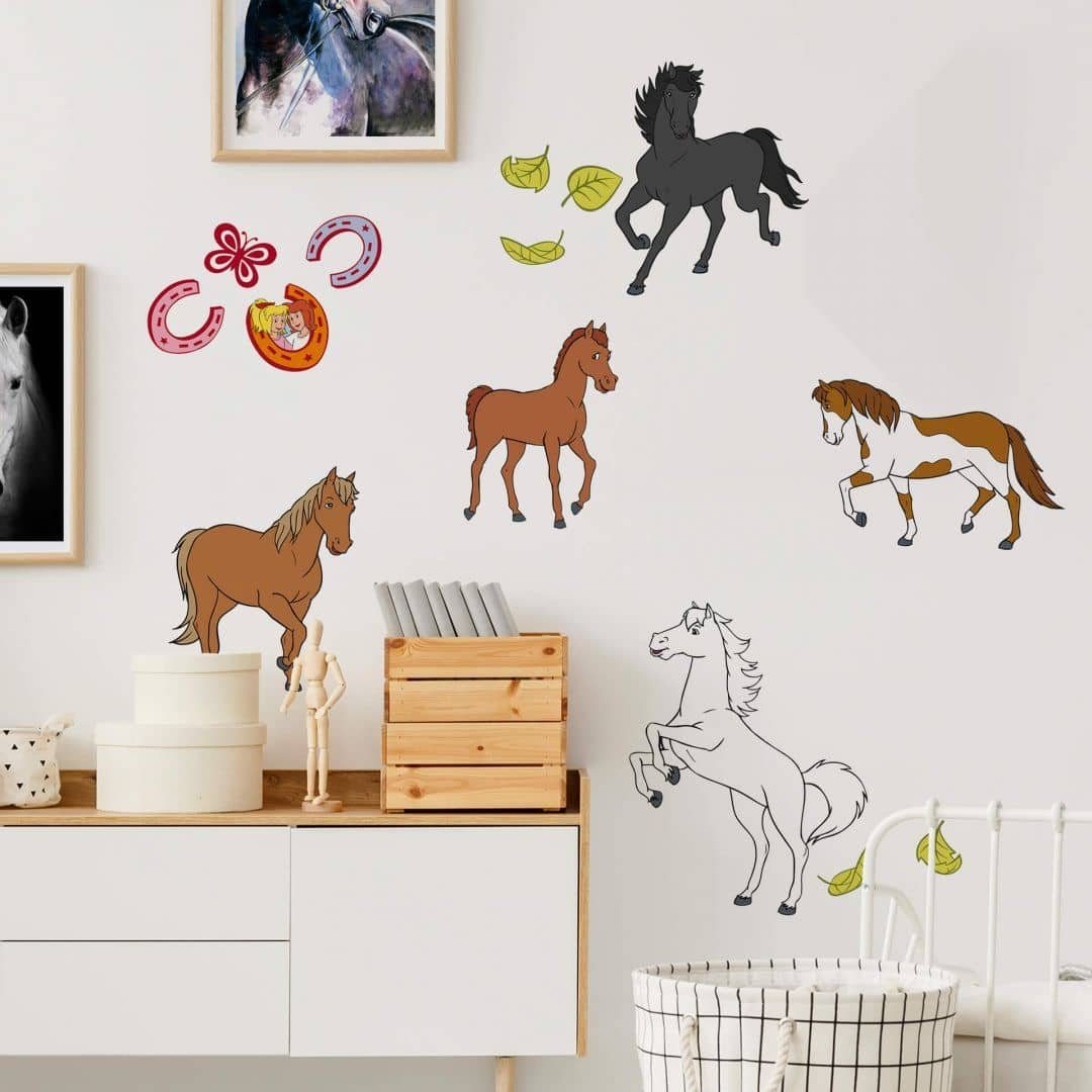 K&L Wall Art Wandtattoo Bibi & Tina Wandsticker Freunde Wanddeko großes Pfe günstig online kaufen