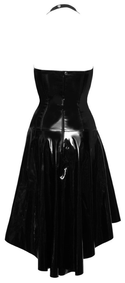 (2XL,L,M,S,XL) - Black Black - Level Partykleid Kleid aus Level Lack