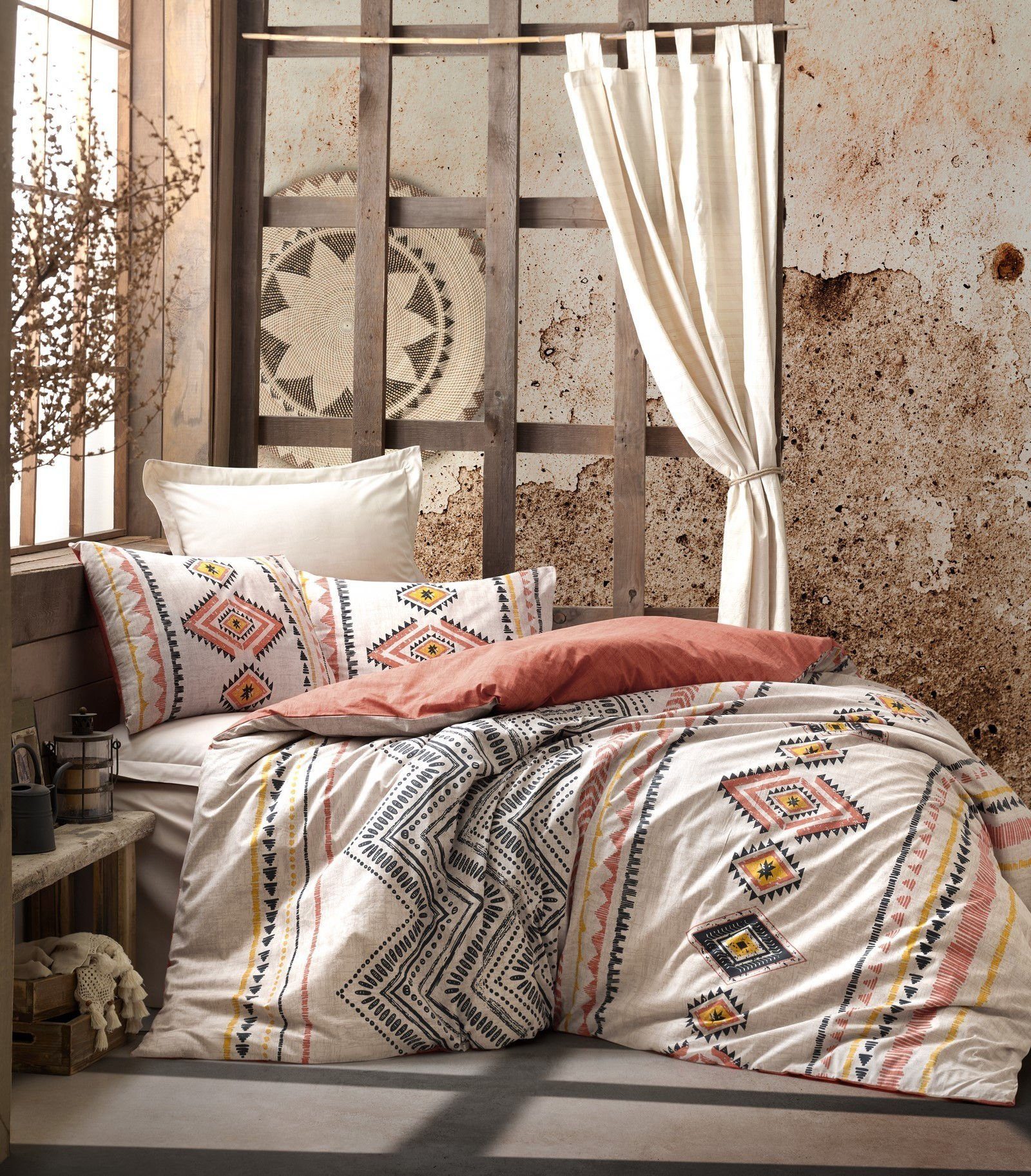 L'Essentiel Maison Bettwäsche Biber Set Felix, %100 Baumwolle, 2 teilig, Nachhaltig mit OEKO TEX, Atmungsaktiv & Hautfreundlich – Bild 3 von 5