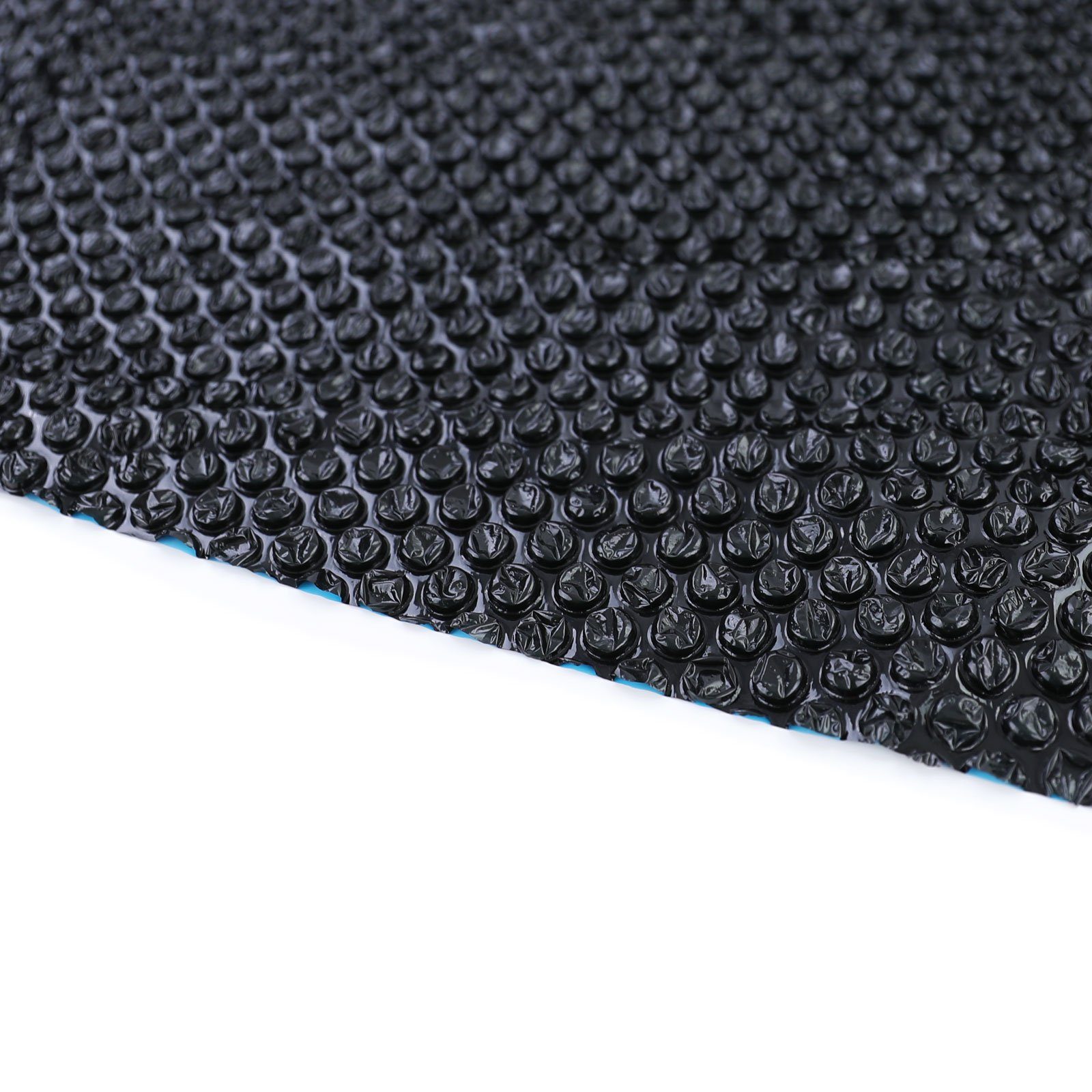 RAMROXX Solarabdeckplane 115µm Pool Poolheizung Solarfolie Rechteckig Blau Schwarz 550x275cm, Unterstützt die Erwärmung des Poolwassers, verhindert das Auskühlen