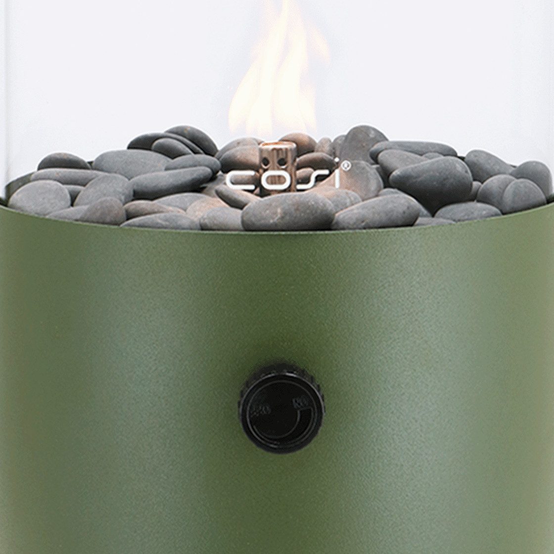 COSI Tischfeuer Cosifire Tischfeuer COSISCOOP XL moss green, Ø 20,5x30cm