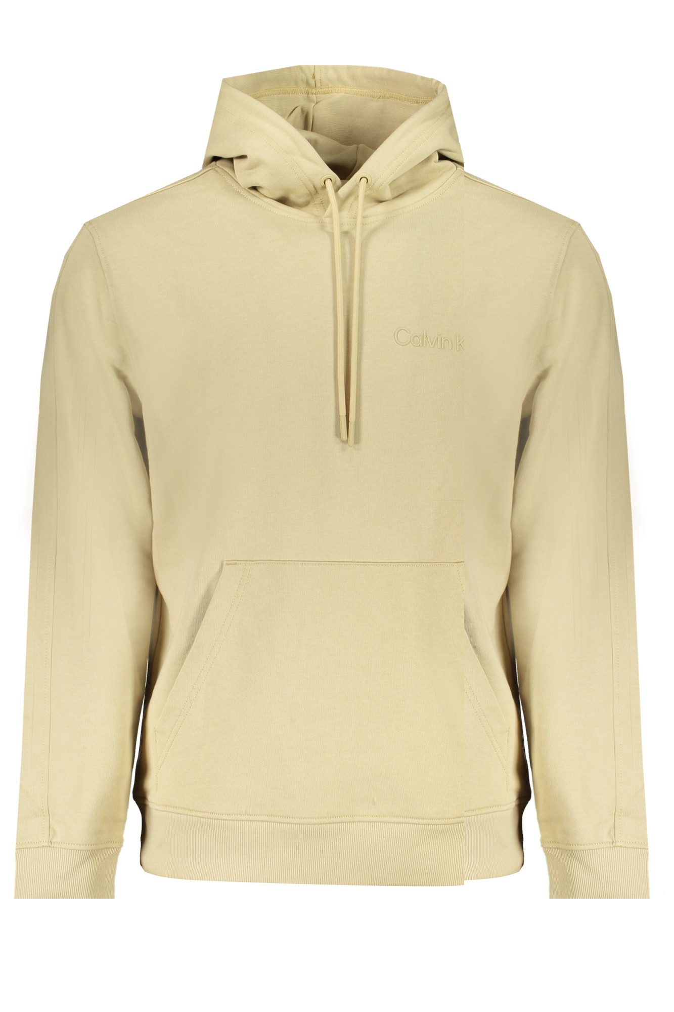 Calvin Klein Jeans Sweatshirt Nachhaltiger Herren-Hoodie Beige - Komfort & Stil