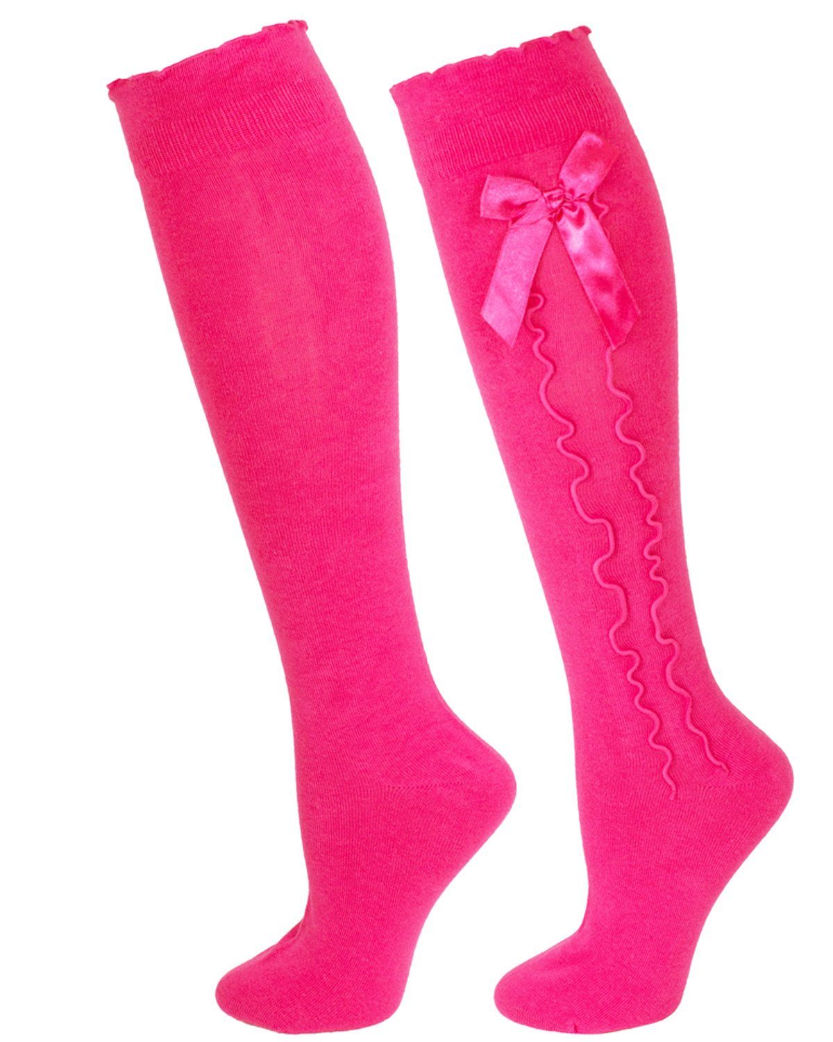 P.S. Schuhmacher Kniestrümpfe Trachten Kniestrümpfe mit Schleife für Damen, günstig online kaufen