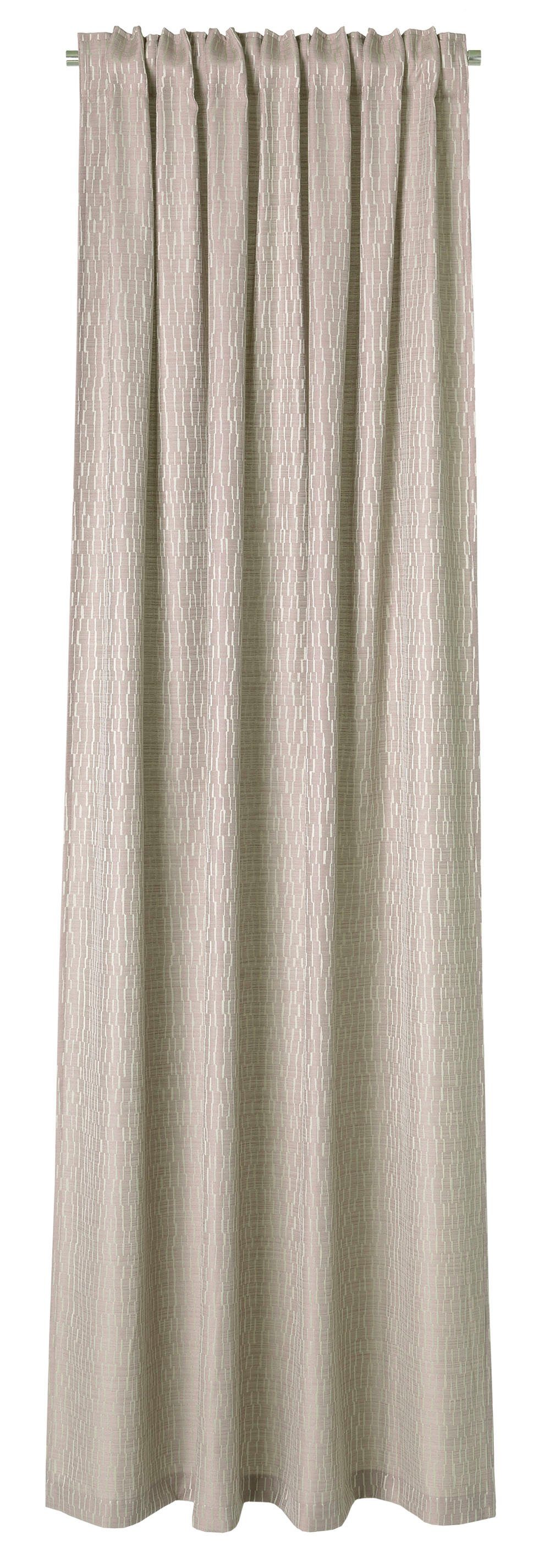 St), taupe Schlaufen Neutex 245x146, verdeckten you!, for Messina, Vorhang blickdicht, HxB: Schlaufen Jacquard, verdeckte (1 Schal mit