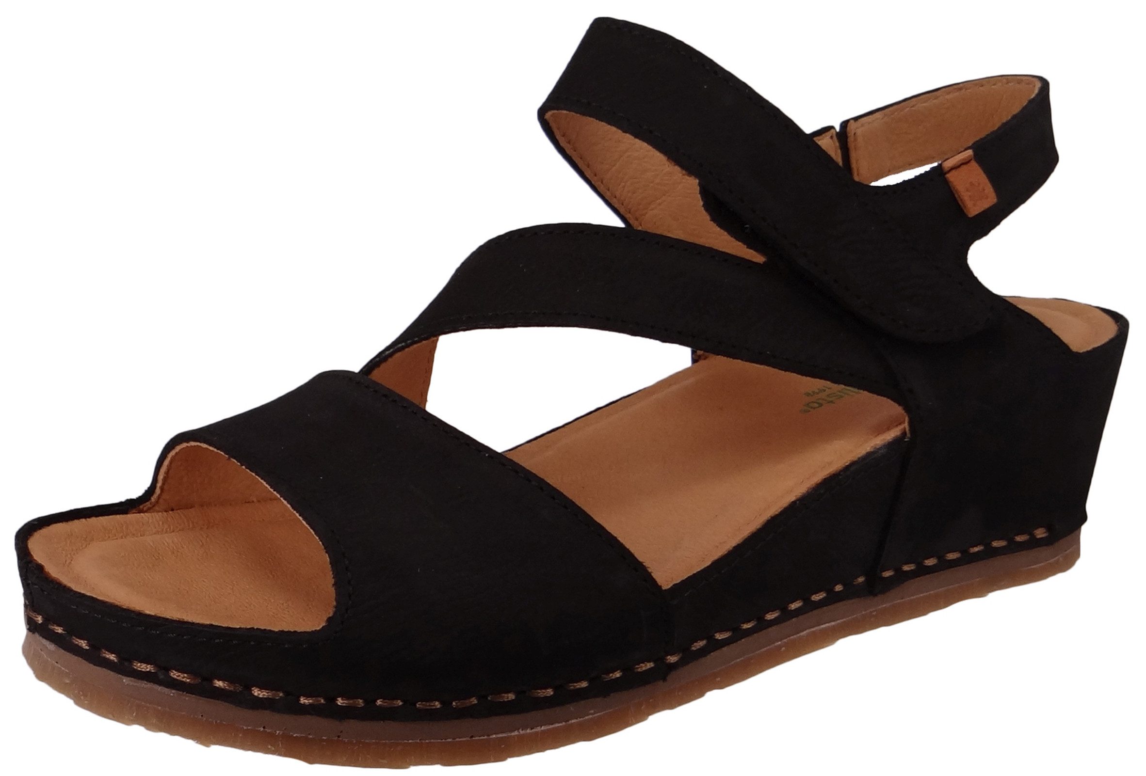 El Naturalista N5852 Picual Keil Black Sandale