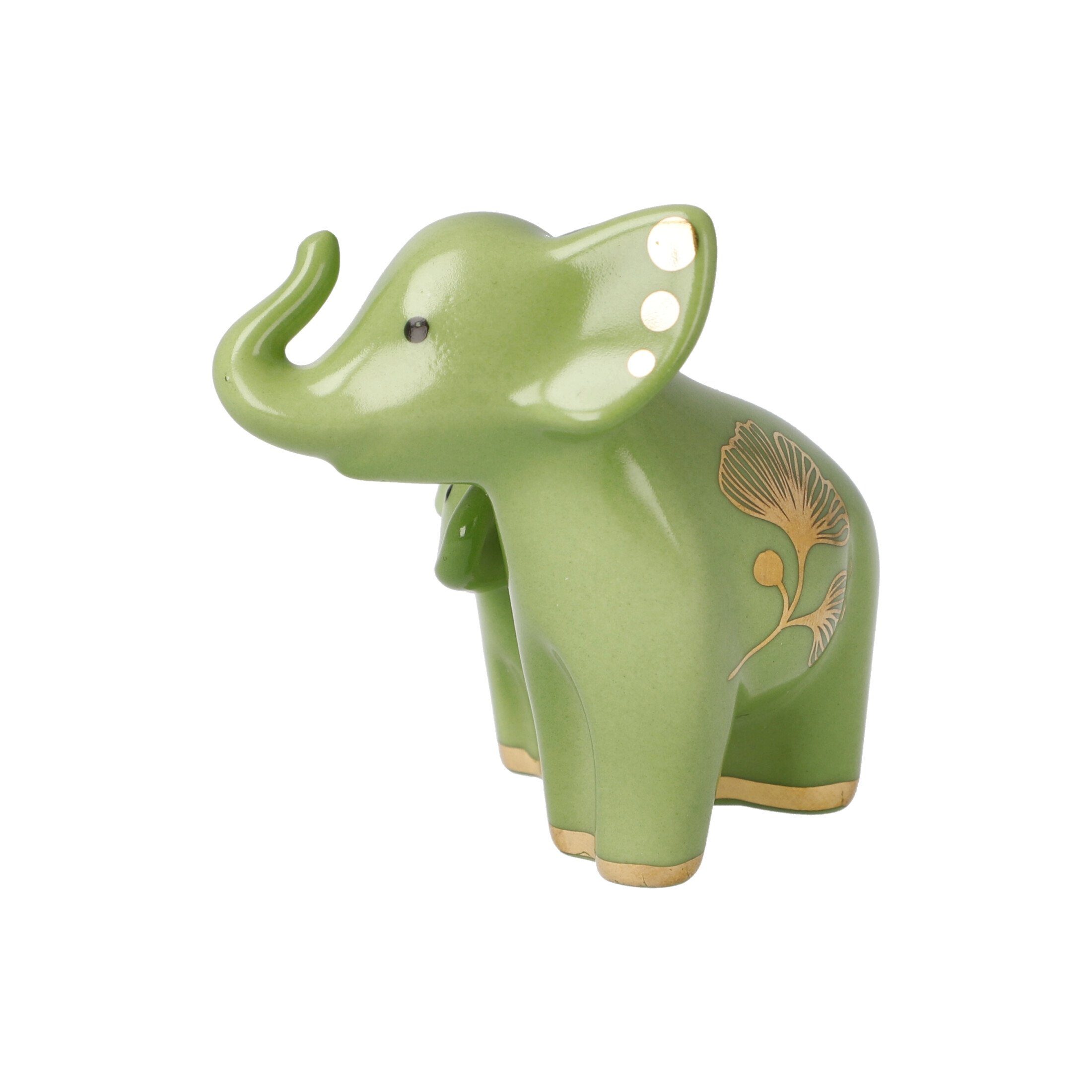 Dekofigur Elephant Elephants 'Mini - grün' 2023 Höhe Goebel 6cm Goebel in Love