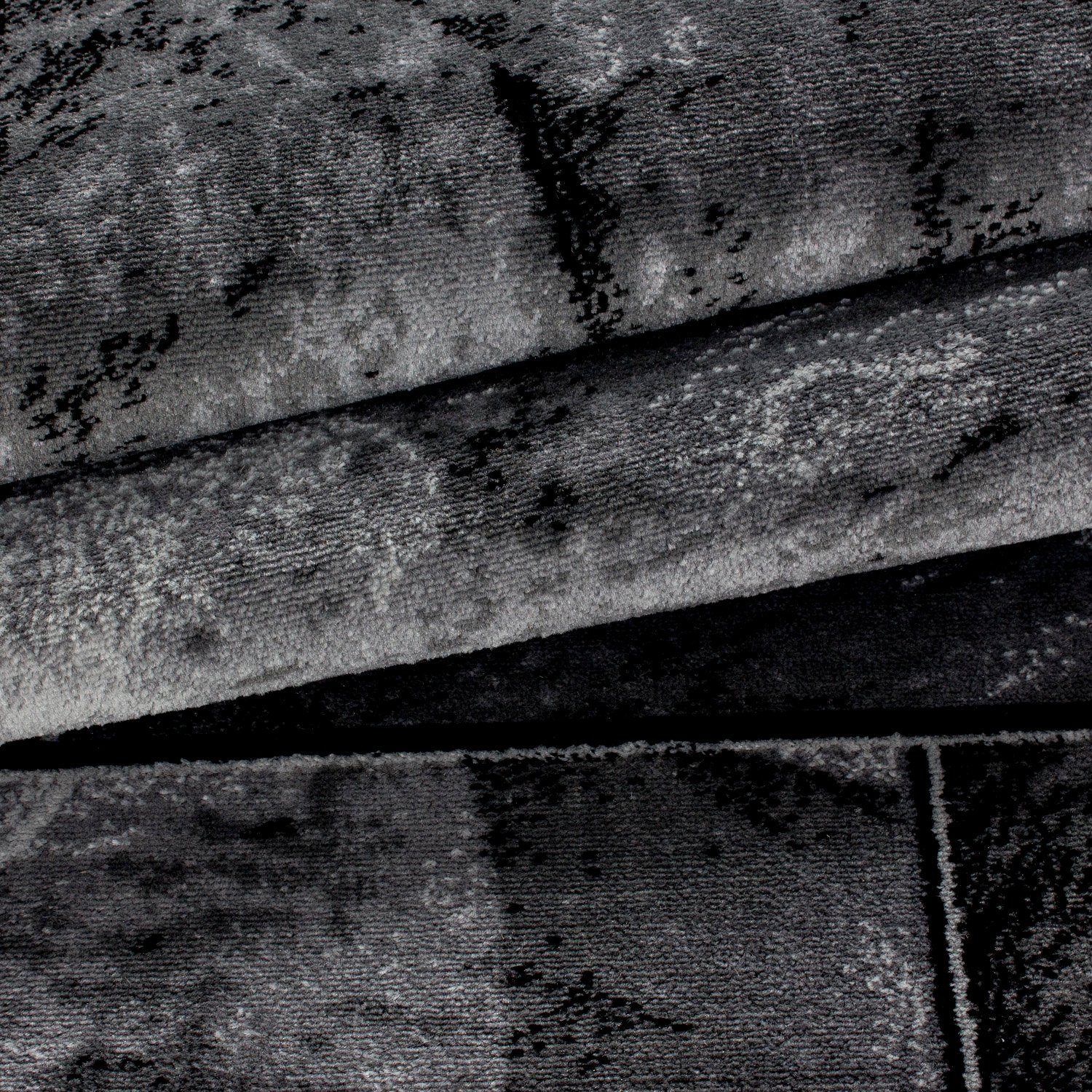 Designteppich Steindesign, 12 versch. Teppich Kurzflor Modern Steinmauer Höhe: Carpetsale24, mm, Optik Wohnzimmer größe Läufer