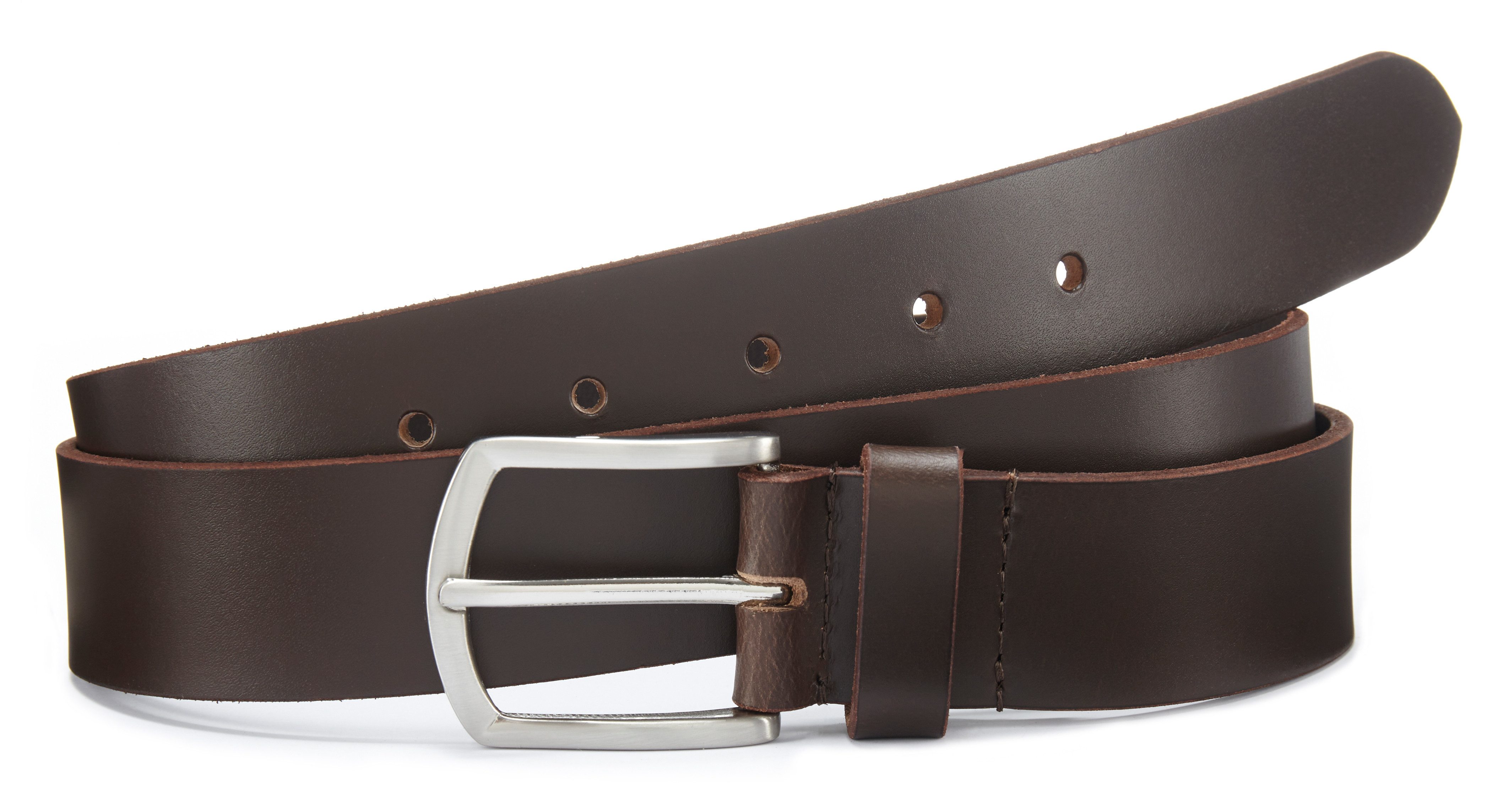 John Devin Hüftgürtel Ledergürtel, Hosengürtel, Jeansgürtel, Herrengürtel, Anzuggürtel Gürtel für Jeans & Hosen, aus hochwertigem Leder