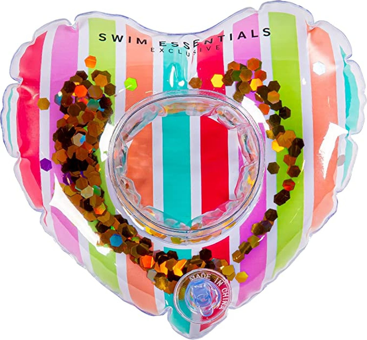 Swim Essentials Badespielzeug Swim Essentials Cup Holder Regenbogen Herz 17 x 17 x 17 cm