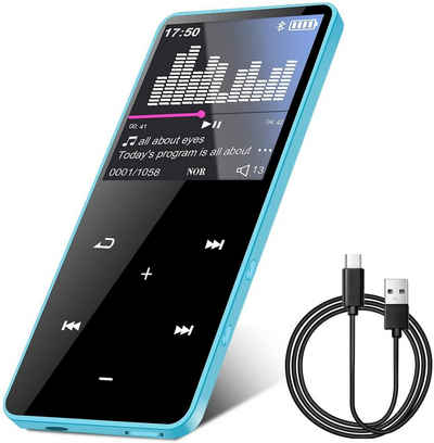 Leway »Musik Player mit 16 GB Speicher, Bluetooth 4.2 Touch Tasten, Foto/Video Wiedergabe/FM-Radio/Buchleser, Tragbarer Digitaler Musik Player zum Gehen, Laufen, Entspannen« MP3-Player