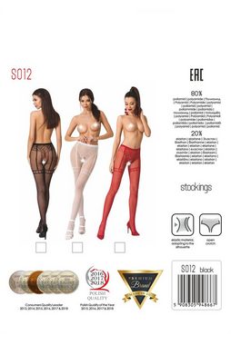 Passion Ouvert Strumpfhose in rot - one Size