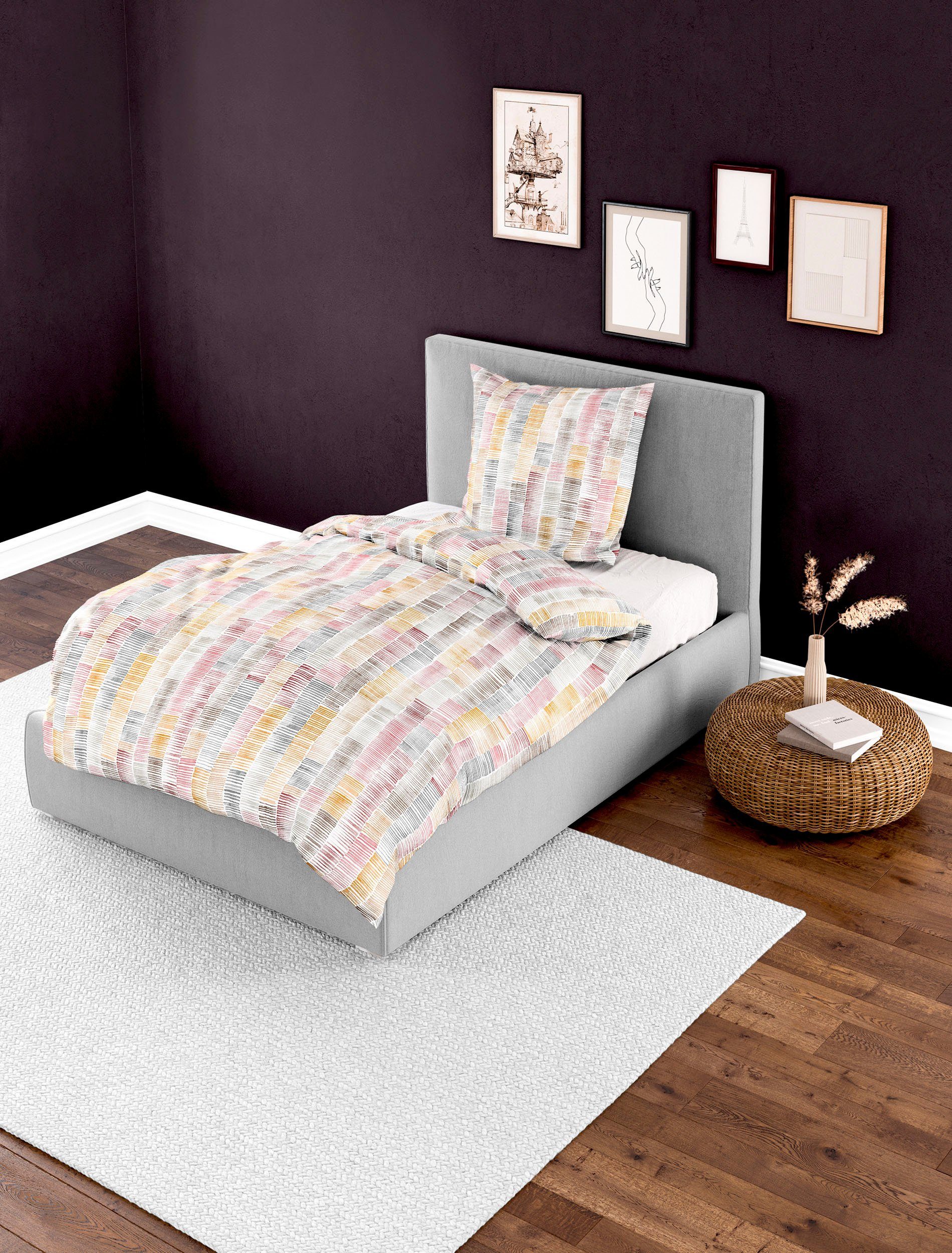 BIERBAUM Bettwäsche 3528, Mako-Satin, 2 teilig, günstig online kaufen