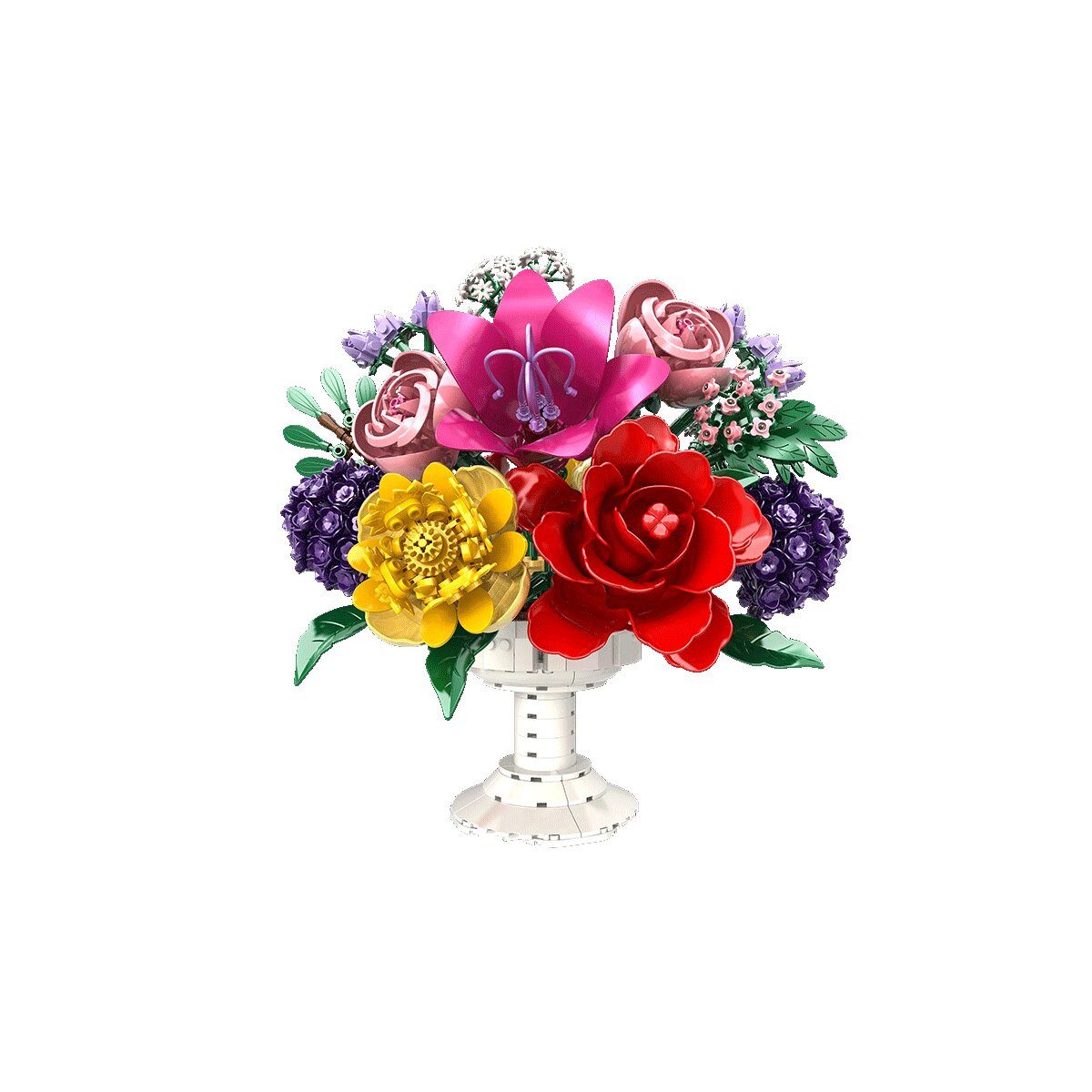 Woma WOMA Blumenstrauß mit Vase Bausteine W99143 Spielbausteine
