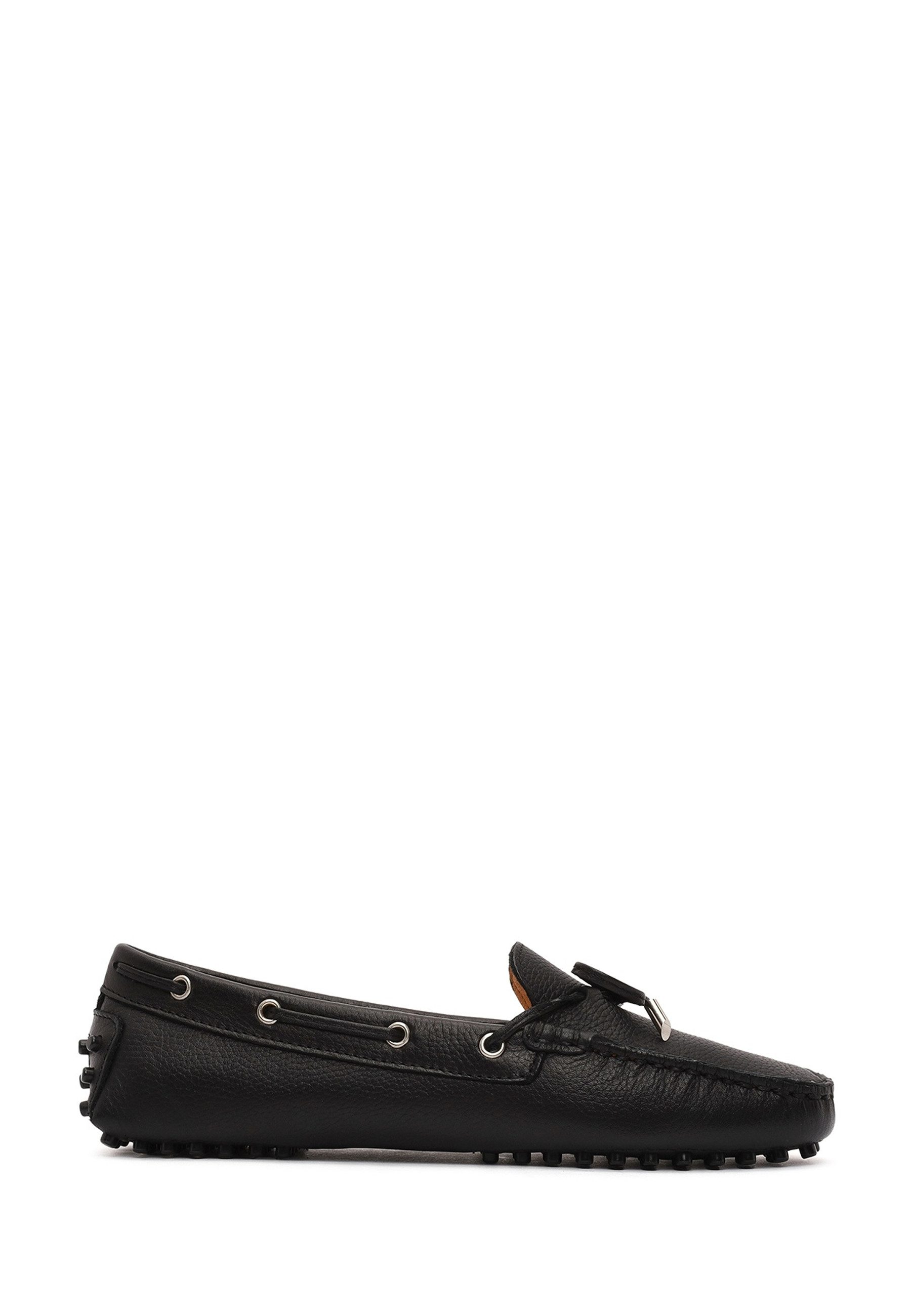 Derimod Loafer aus Leder Loafer Echtes Leder, Lederfutter, TPU-Sohle, Slip-On-Design, Genoppter Halt
