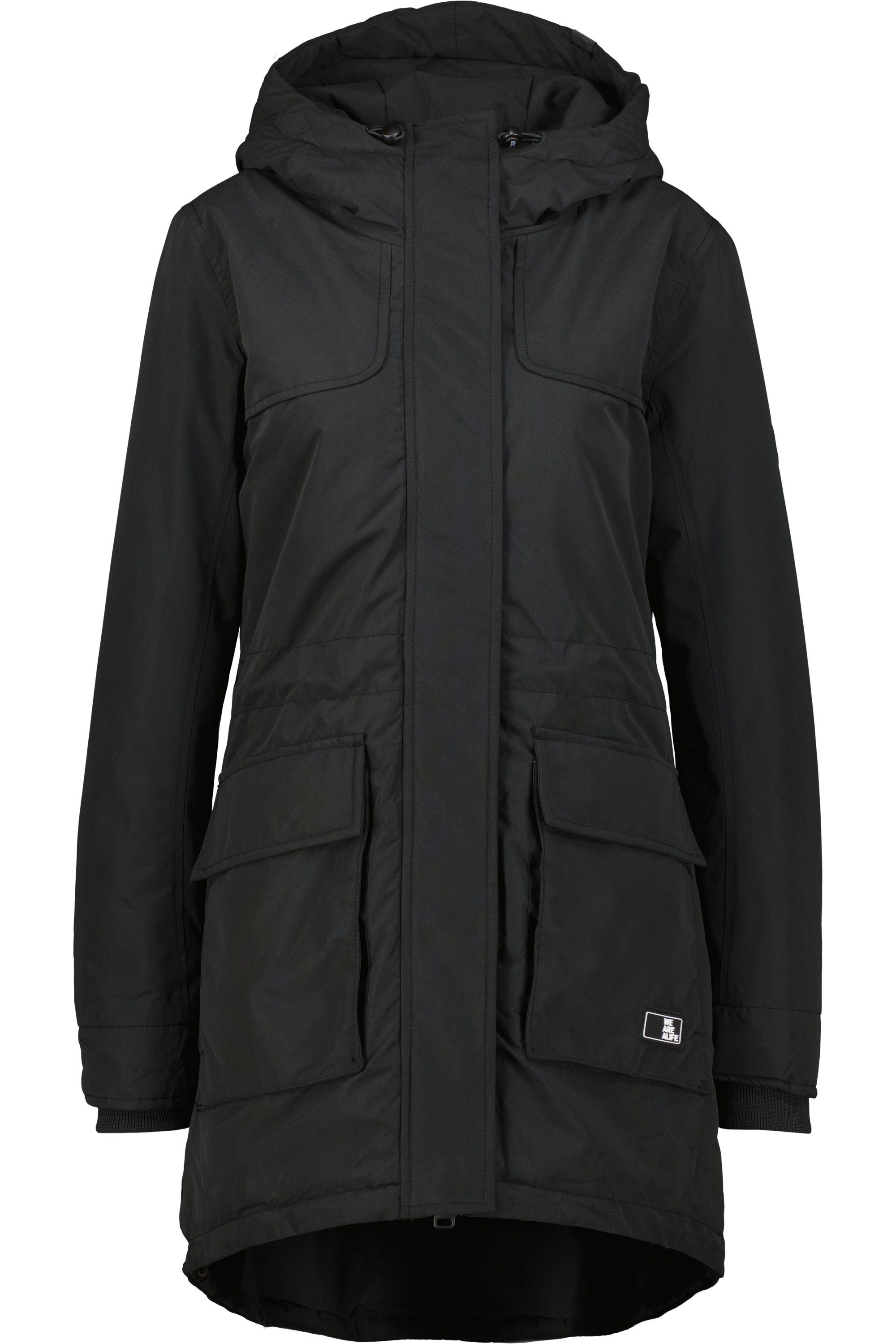 CharlizeAK gefütterte Damen Coat moonless Jacke Alife Winterjacke & Winterjacke, A Kickin