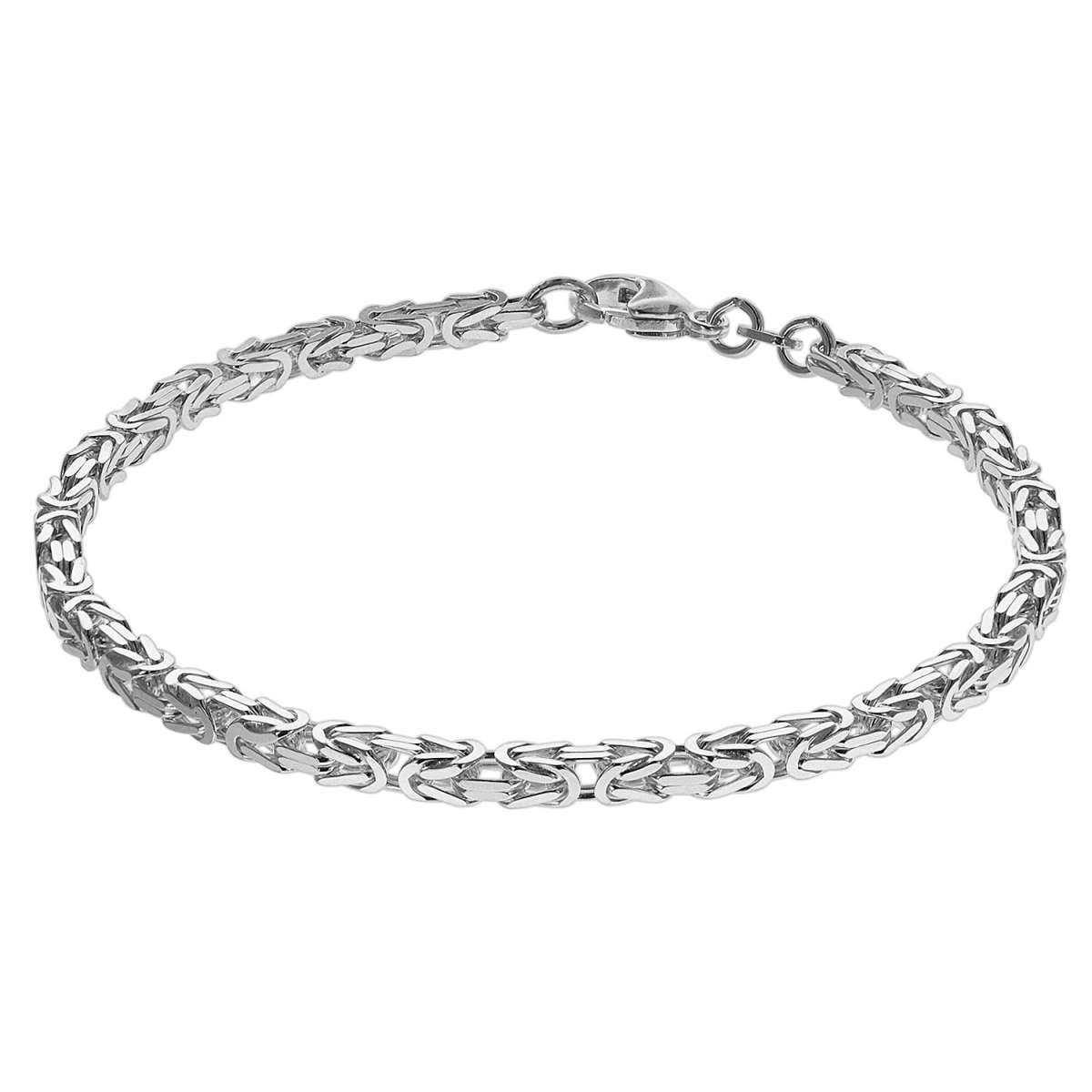 trendor Silberarmband 75236, Königskette Sterlingsilber 925 Stärke 3,2 mm