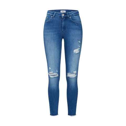 ONLY 7/8-Jeans BLUSH (1-tlg) Fransen, Plain/ohne Details, Weiteres Detail