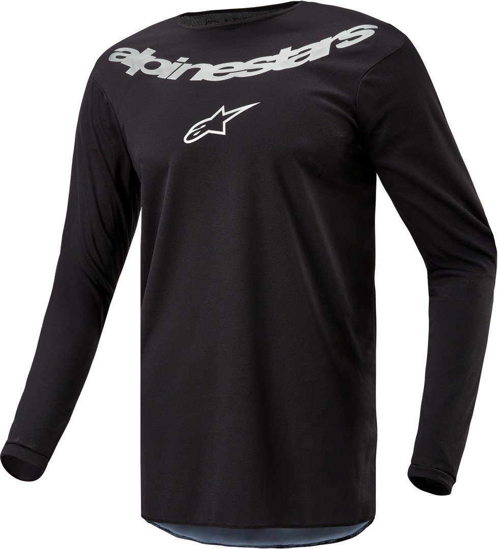 Alpinestars Motocross-Shirt Fluid Graphite Motocross Jersey Atmungsaktiv