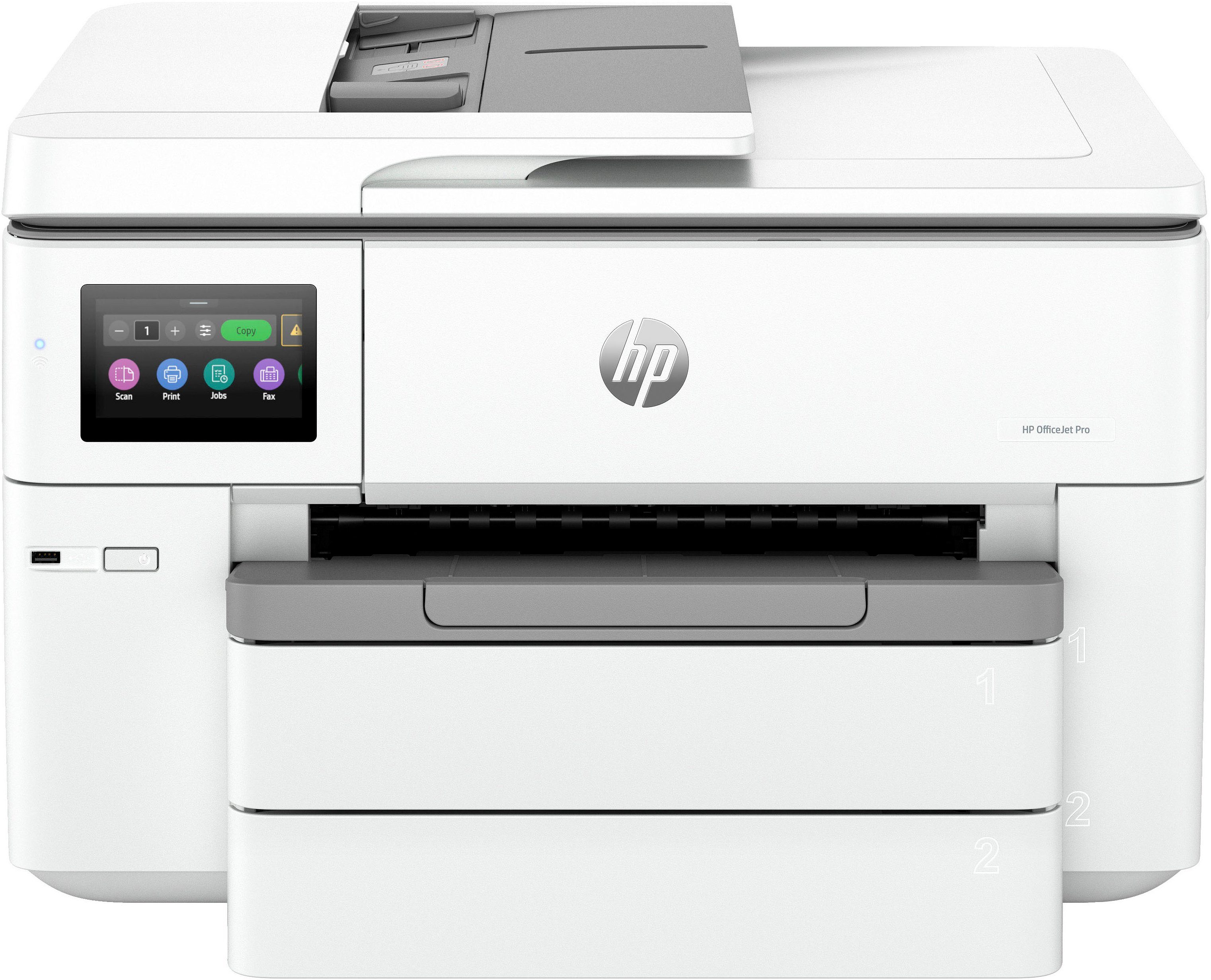 HP OfficeJet Pro 9730e A3 Großformatdrucker Multifunktionsdrucker, (WLAN (Wi-Fi), Bluetooth, LAN (Ethernet), 3 Monate gratis* drucken mit Instant Ink)