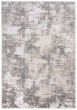 Designteppich Modern Teppich für Wohnzimmer Abstrakt Muster, Creme, Mazovia, 80 x 150 cm, Abstrakt, Modern, Höhe 10 mm, Kurzflor - niedrige Florhöhe